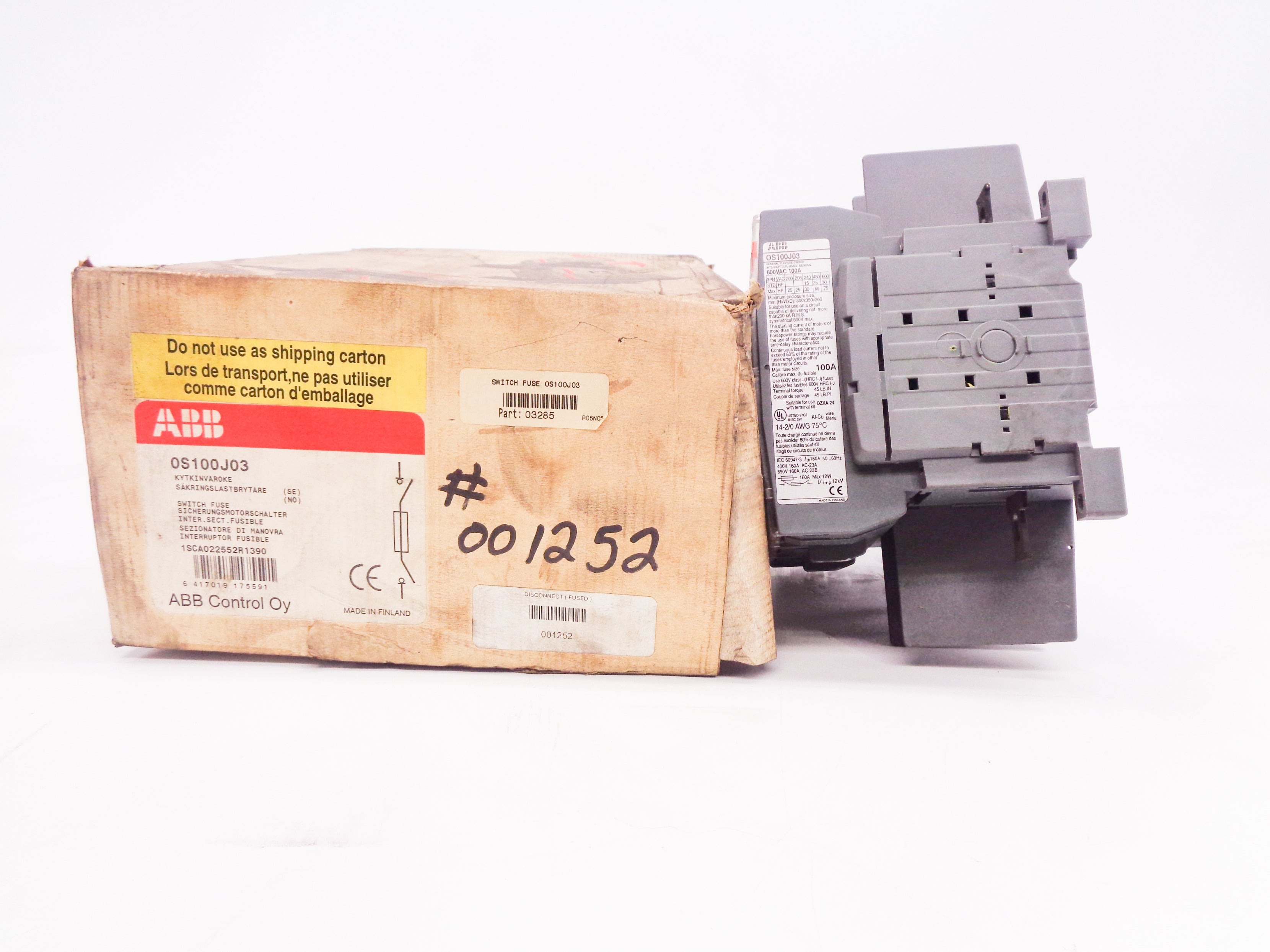 ABB OS100J03 NSMP
