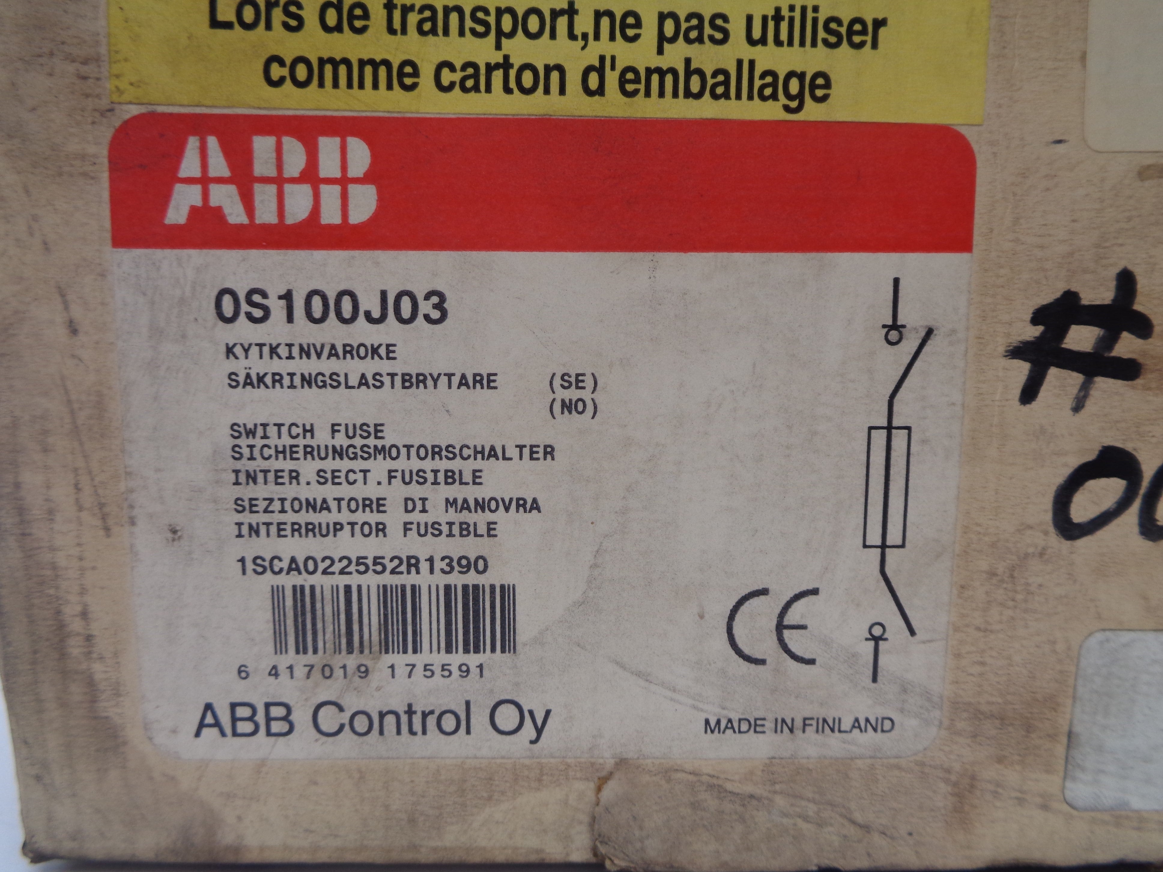 ABB OS100J03 NSMP