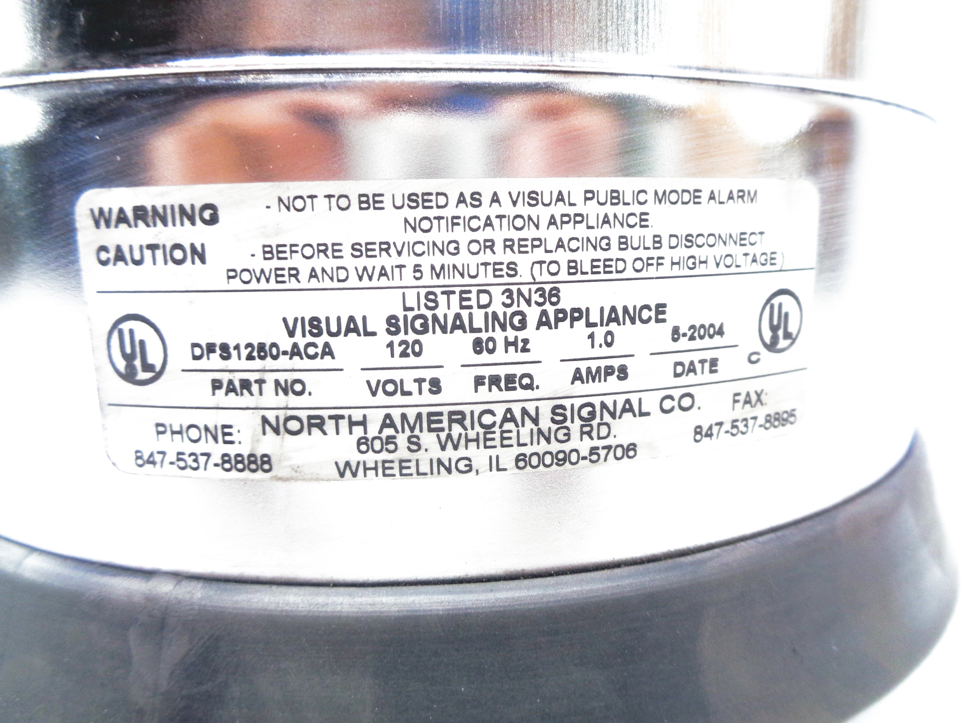 NORTH AMERICAN SIGNAL DFS1250-ACA UNMP