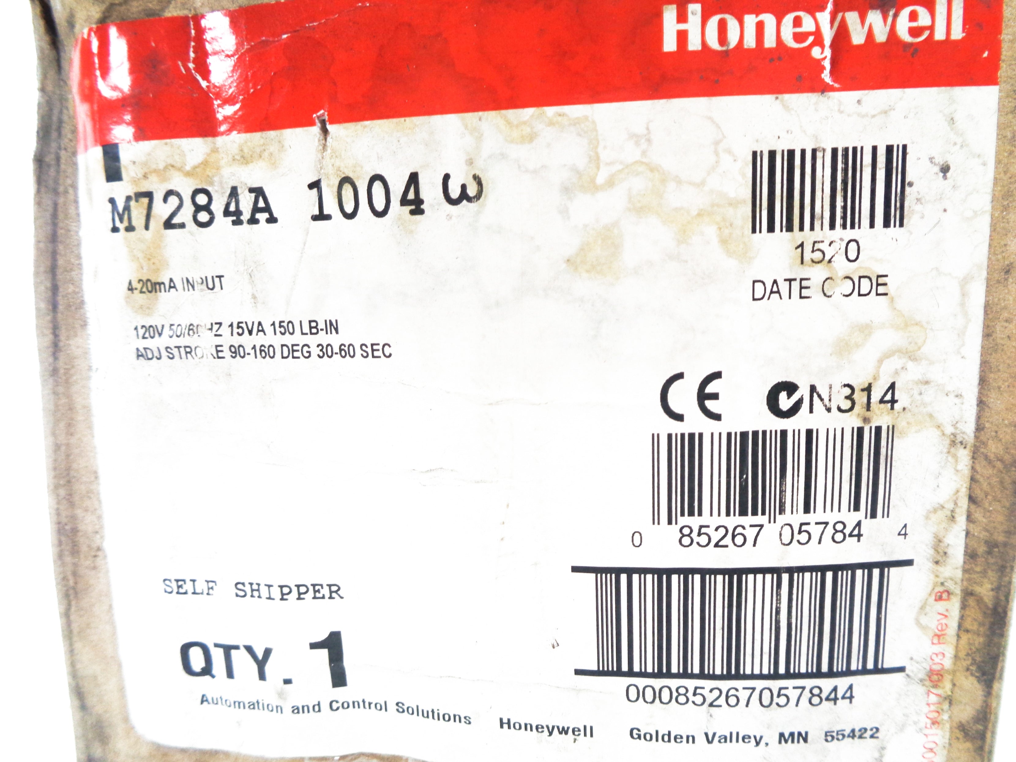 HONEYWELL M7284A1004 NSMP