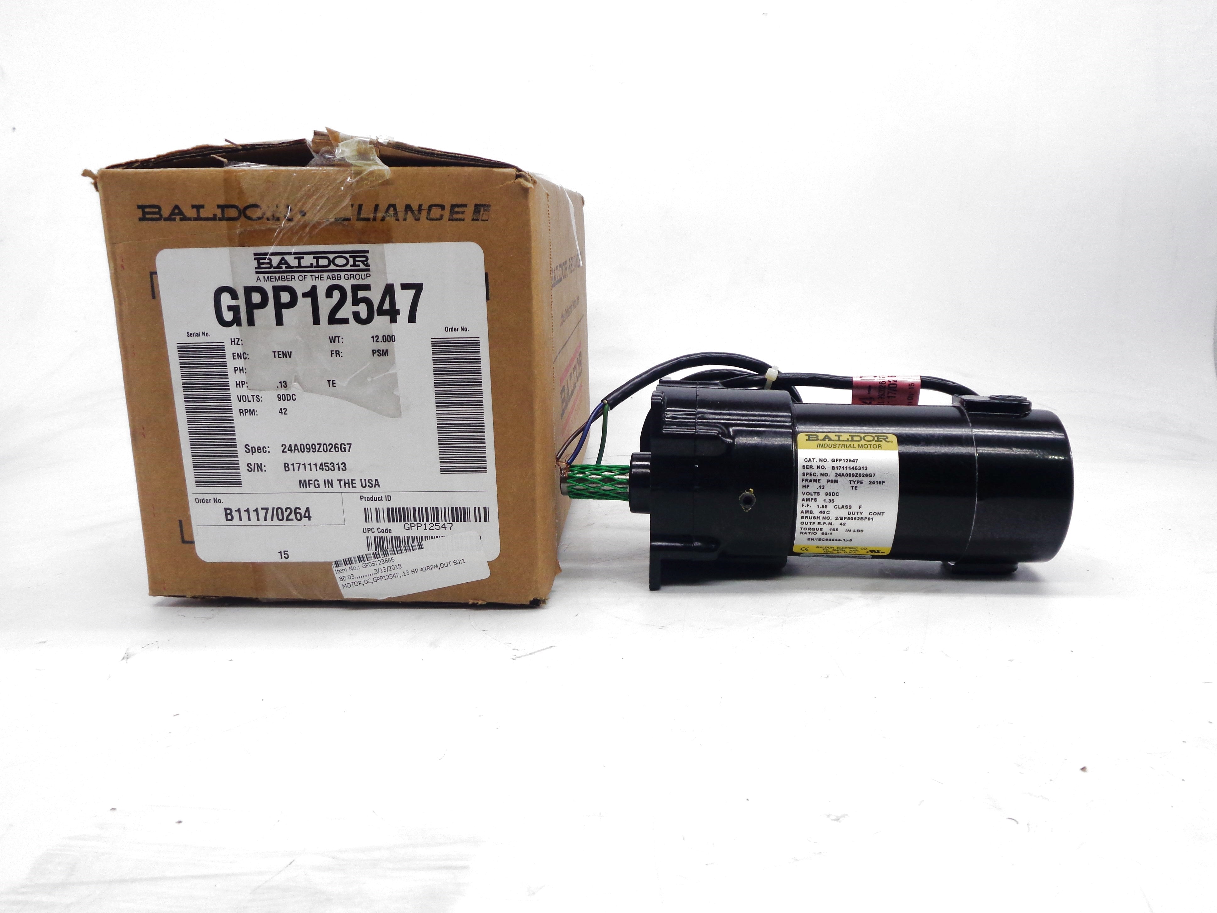 BALDOR GPP12547 NSMP