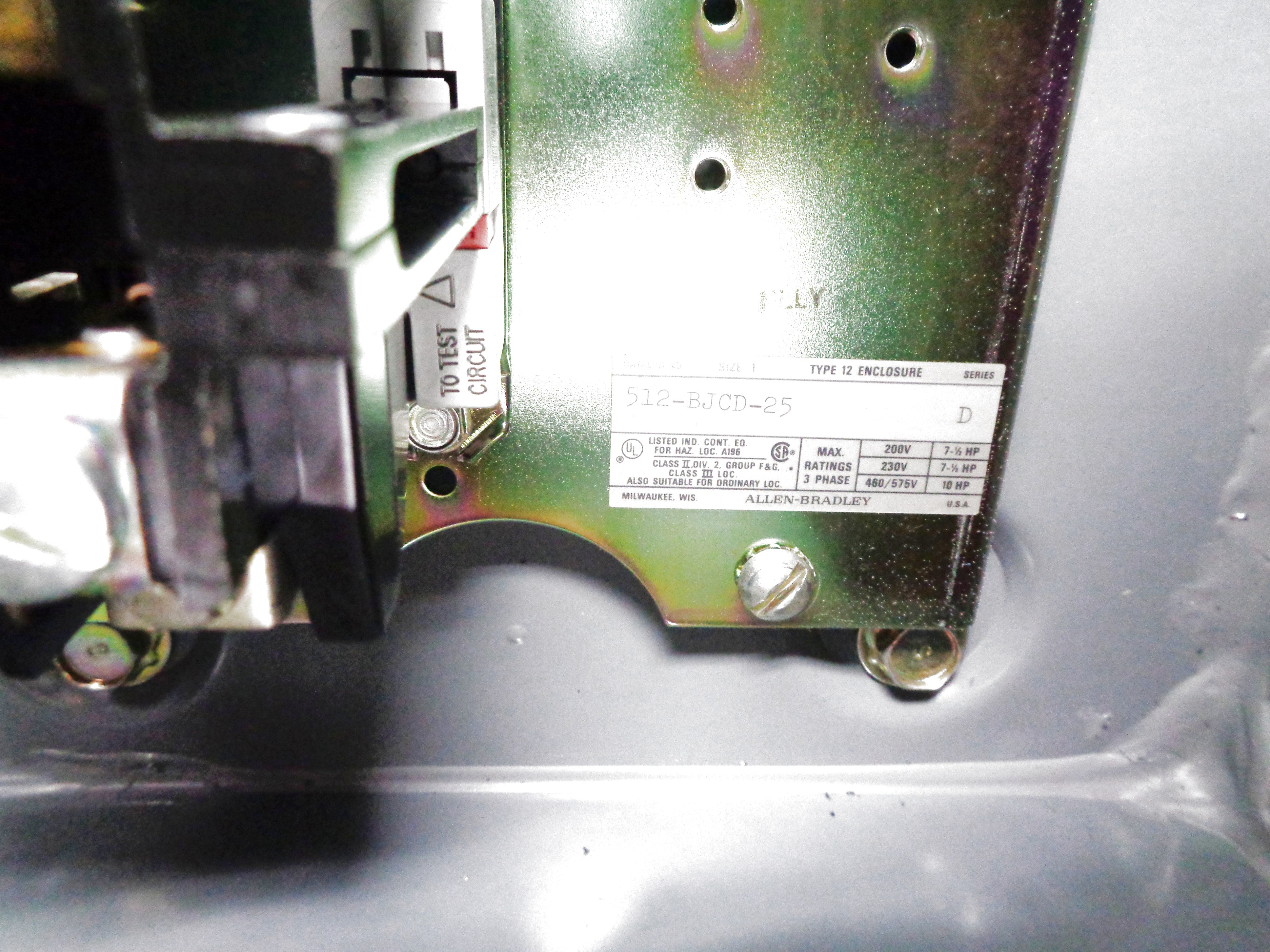 INDUSTRIAL SPARE PART 512-BJCD-25 SER. D NSNP