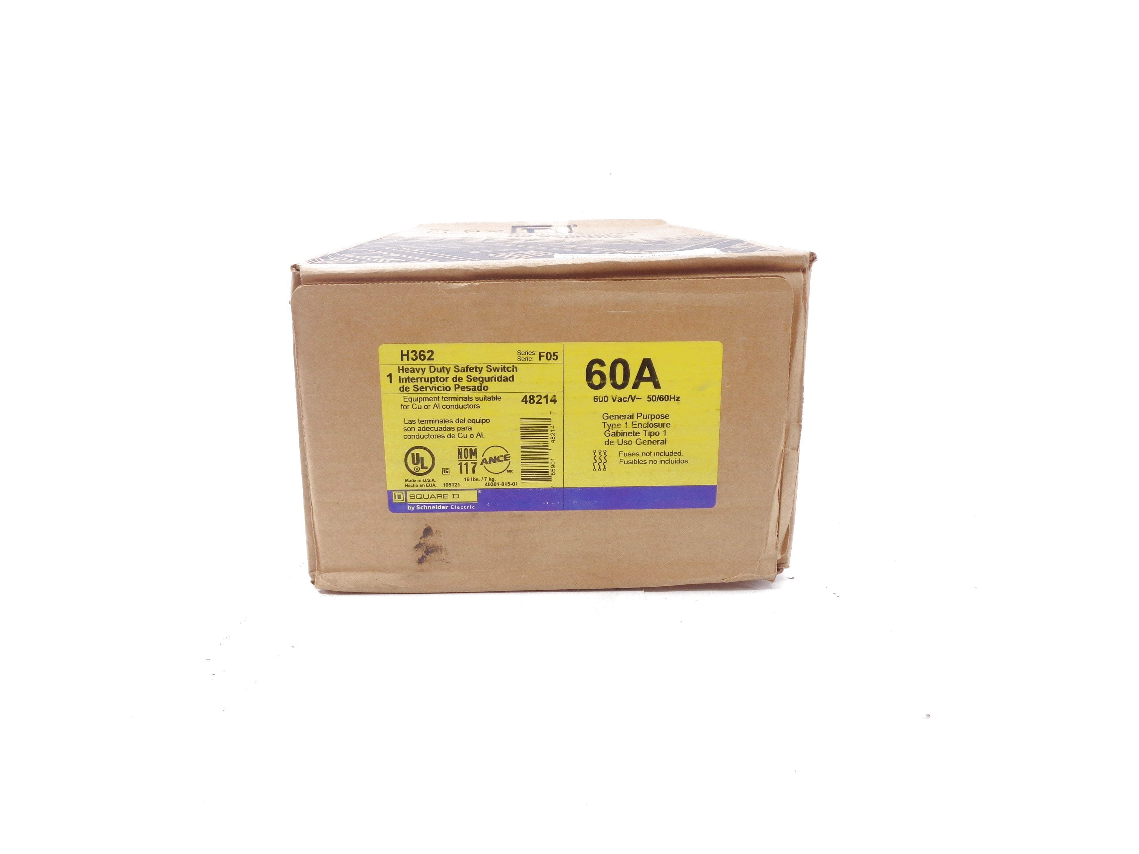 SQUARE D H362 SER. F05 NSFS