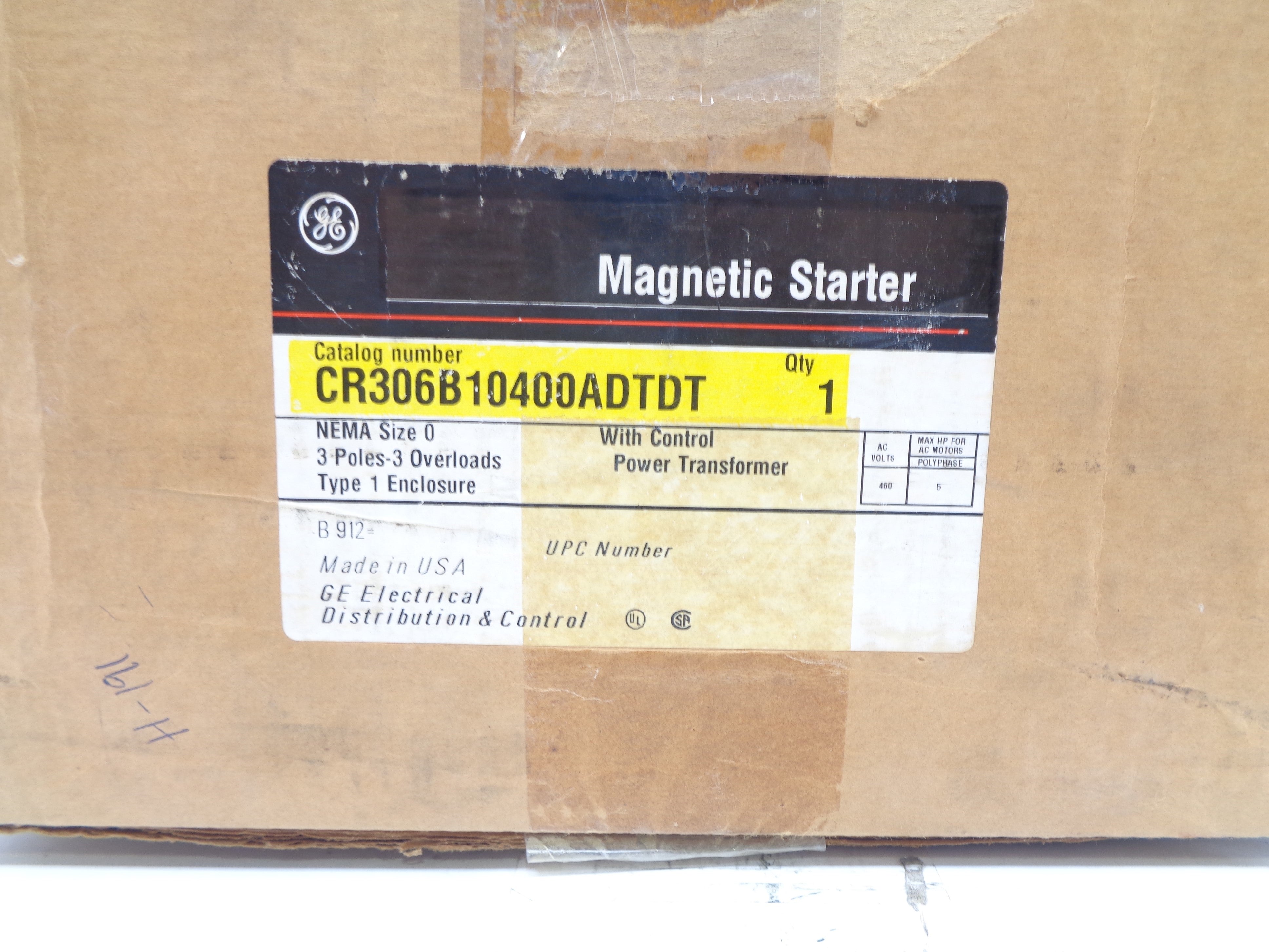 GENERAL ELECTRIC CR306B10400ADTDT NSMP