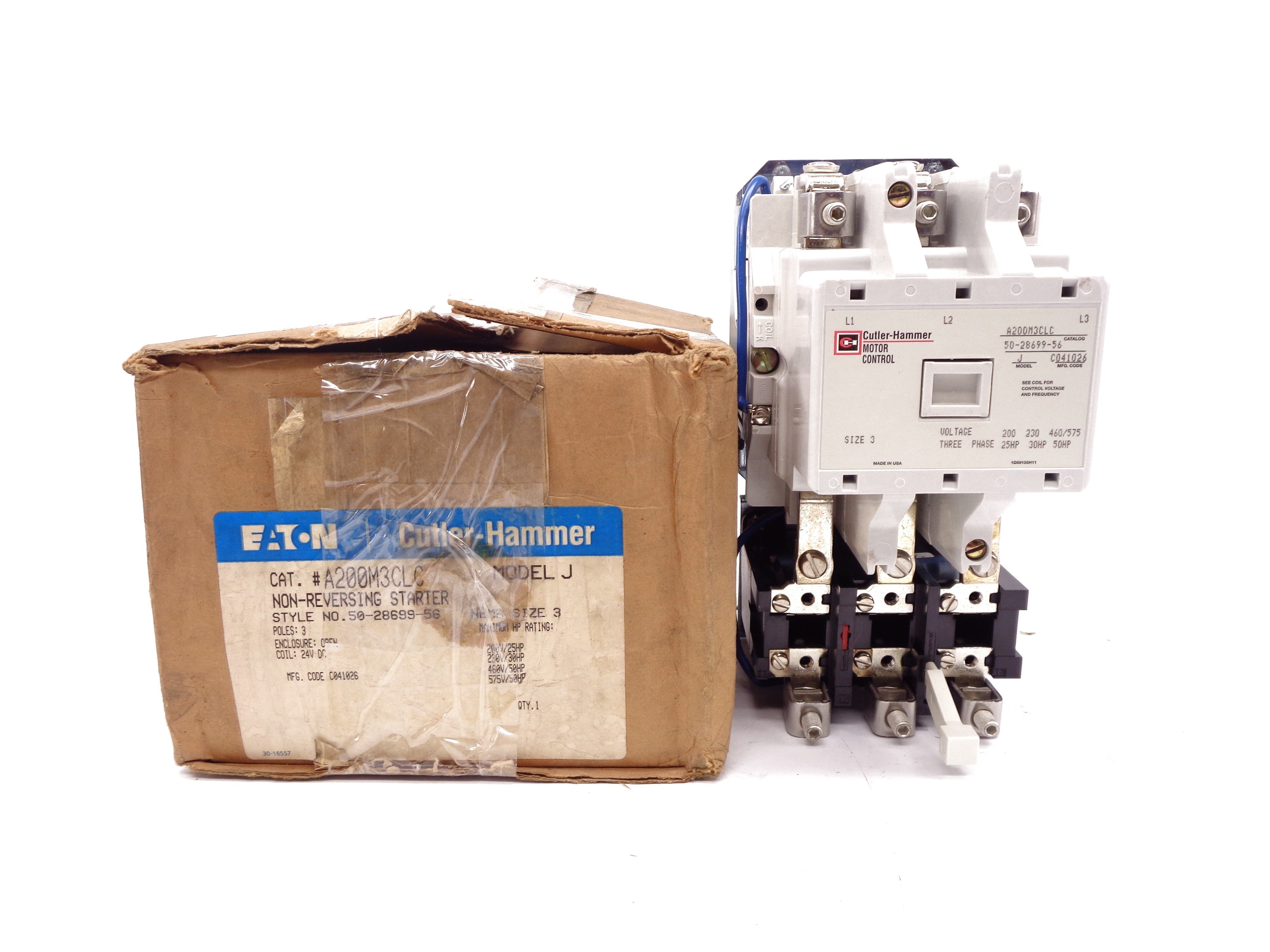 CUTLER HAMMER A200M3CLC NSMP