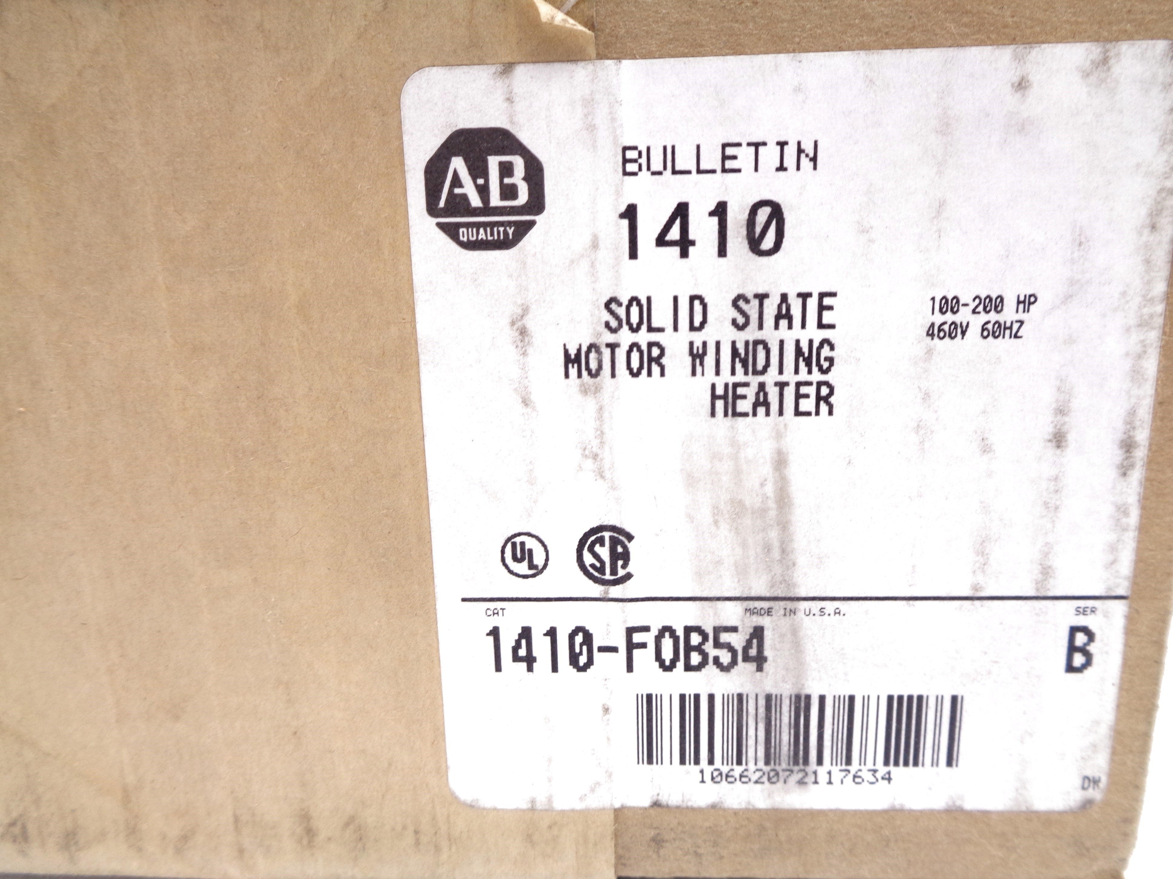 ALLEN BRADLEY 1410-FOB54 SER. B (BR/WH) NSMP