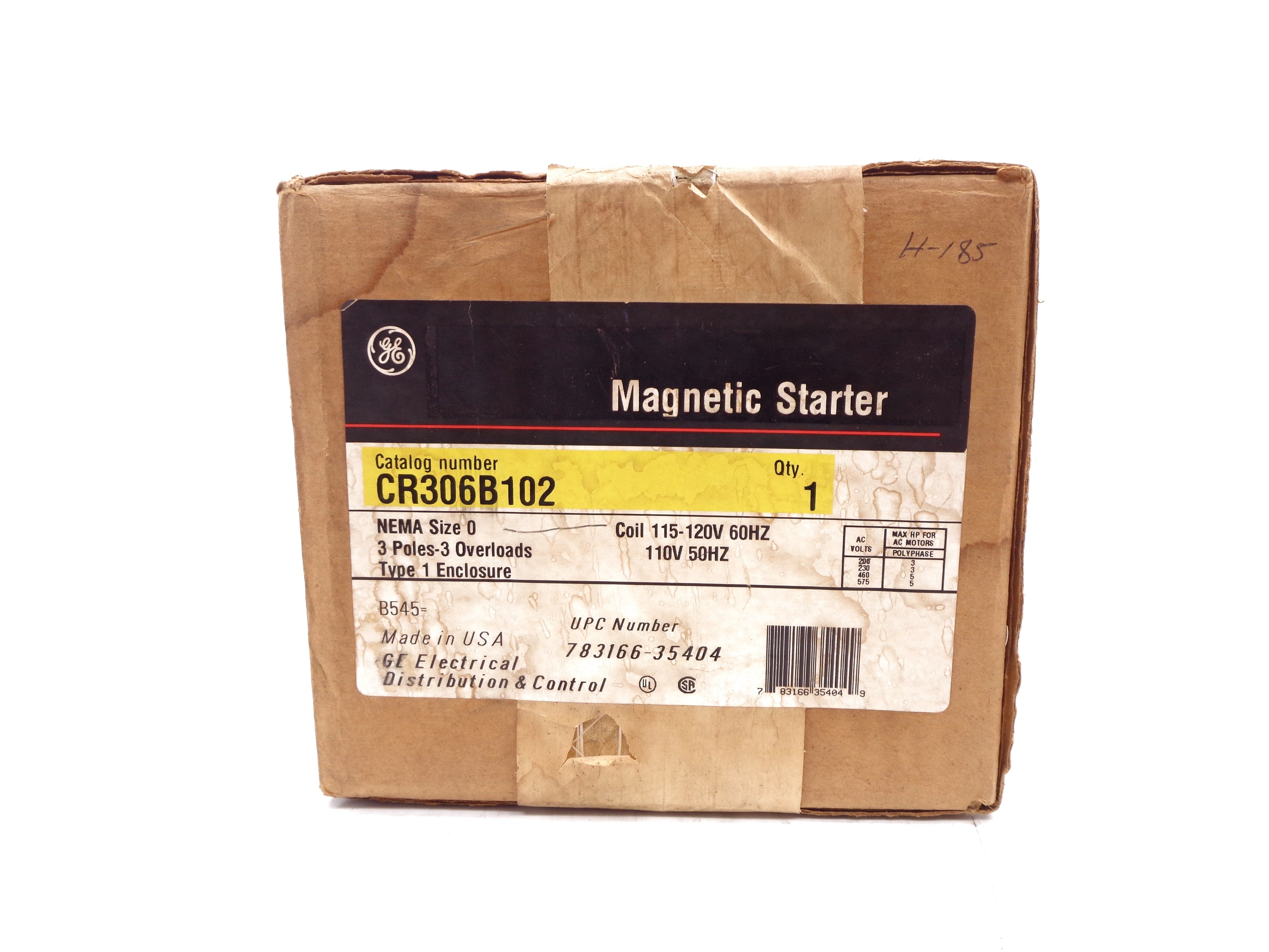 GENERAL ELECTRIC CR306B102 NSFS