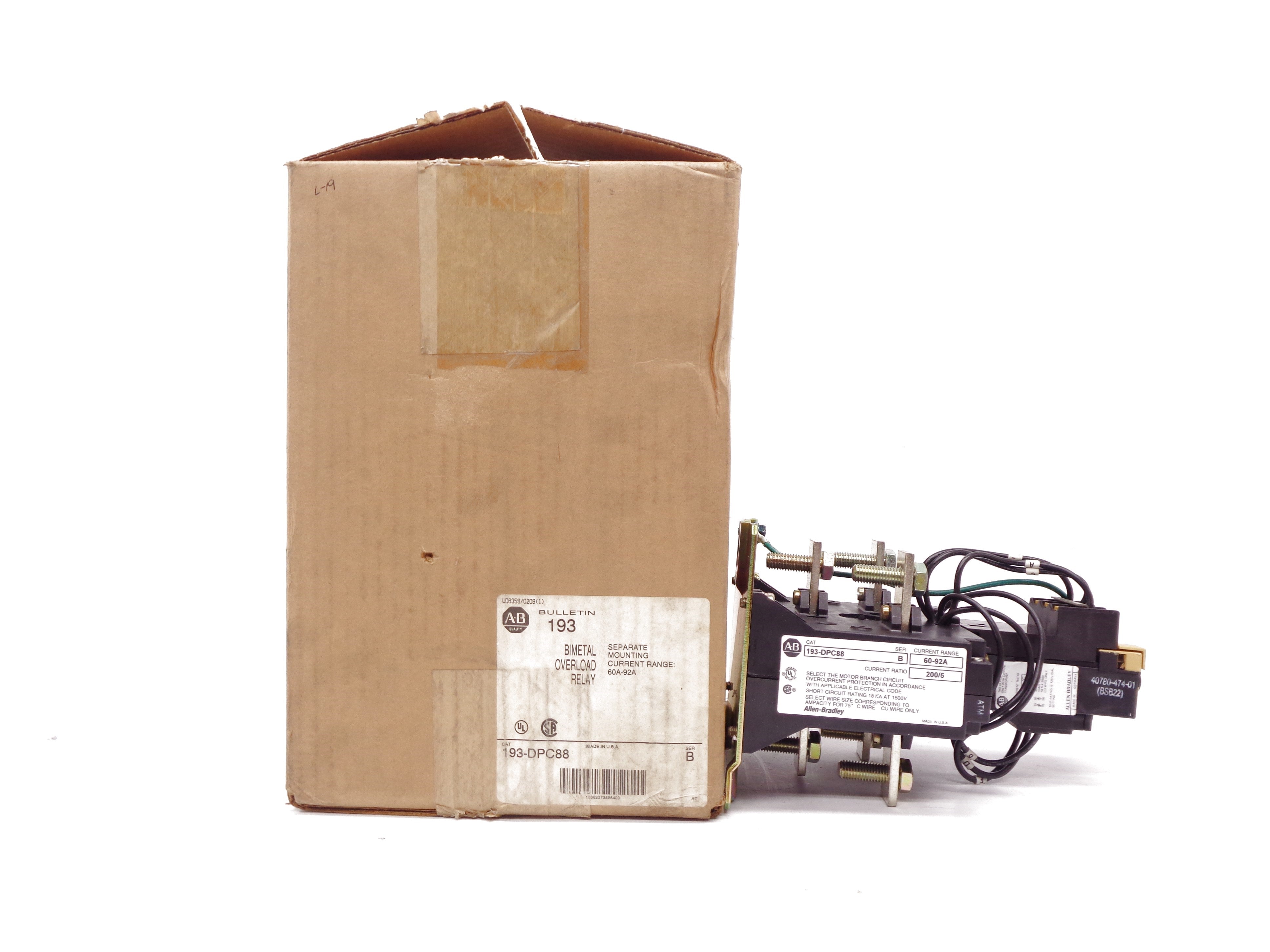 INDUSTRIAL SPARE PART 193-DPC88 SER. B 92A (BR/WH) NSMP