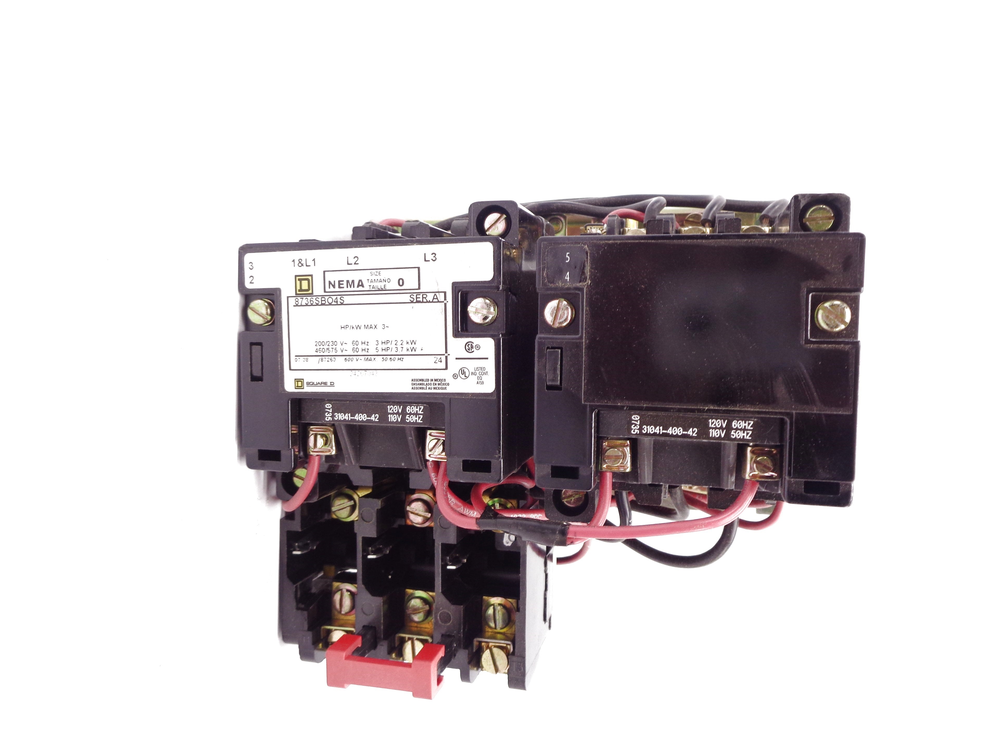 SQUARE D 8736SBO4S SER. A 110/120V NSNP