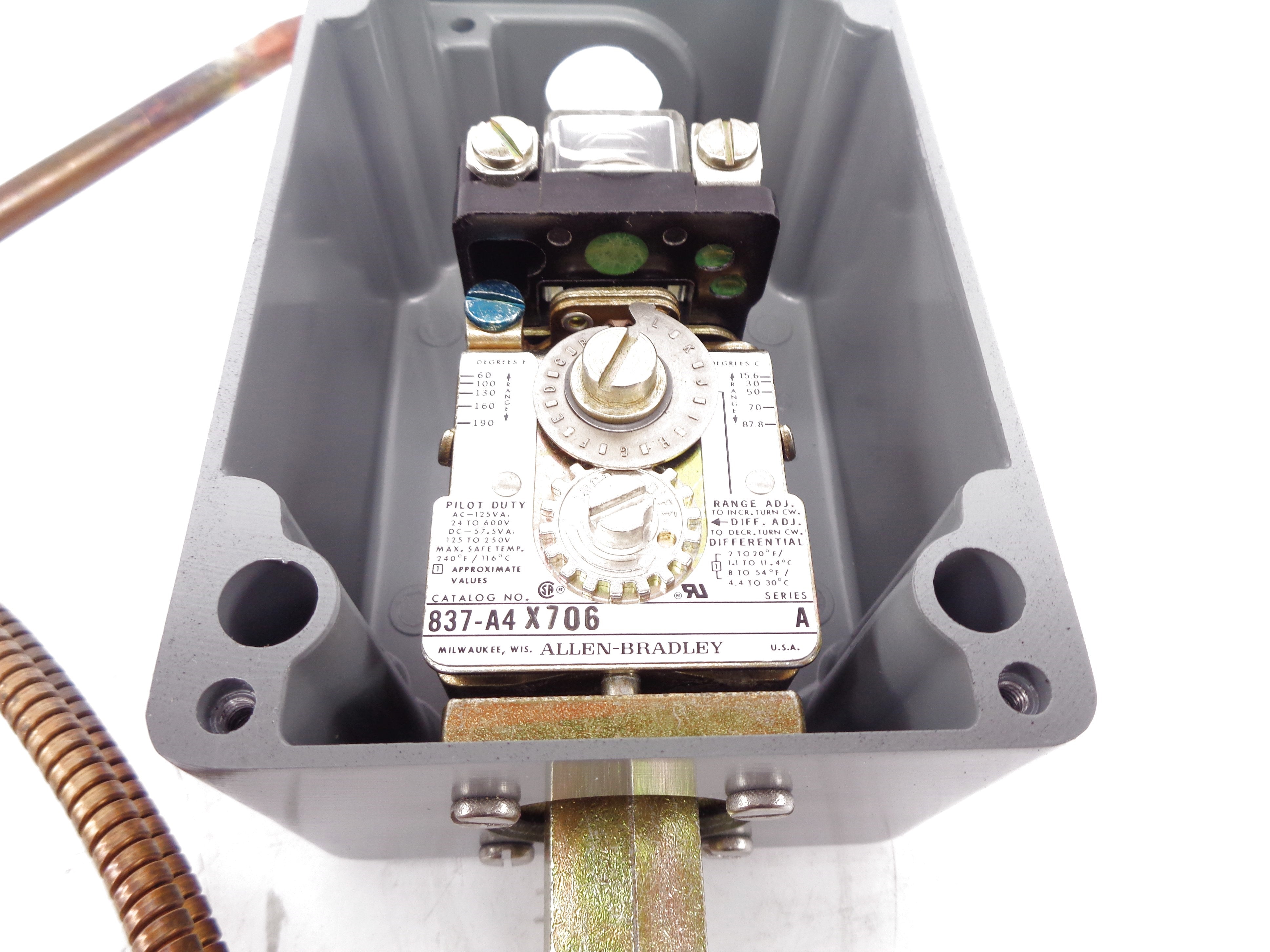 ALLEN BRADLEY 837-A4X706 SER. A NSNP