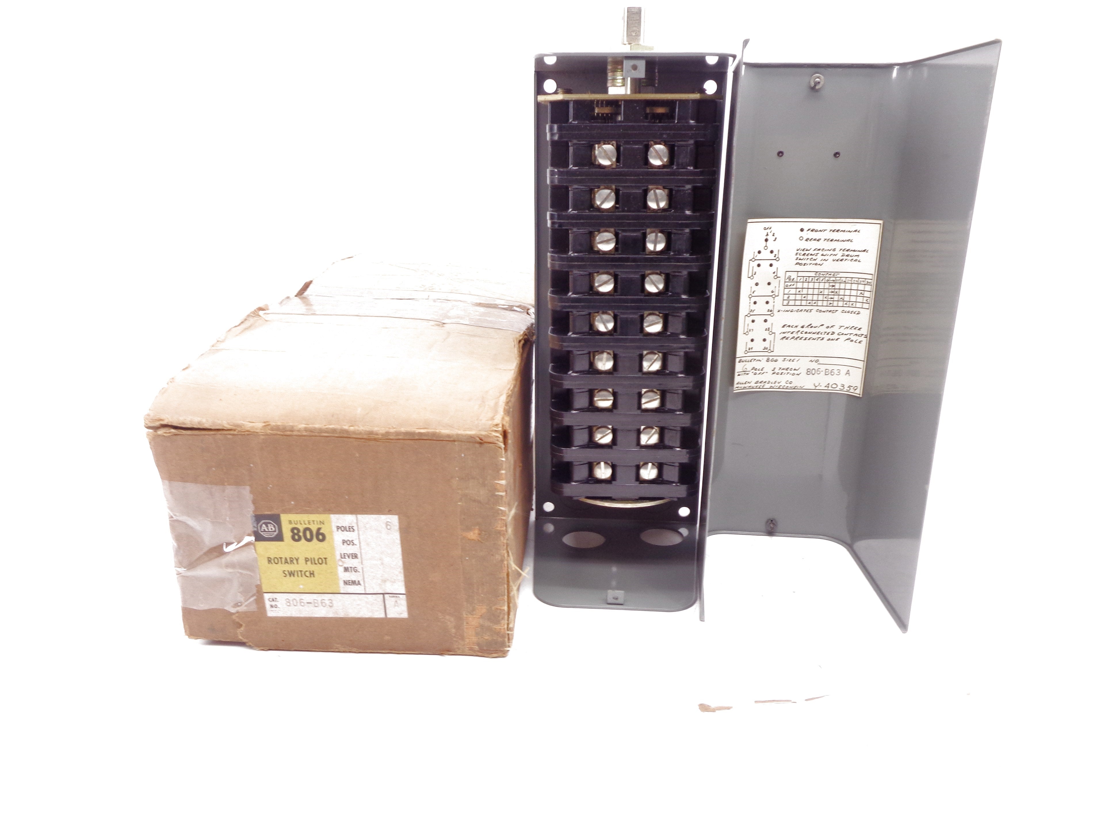 INDUSTRIAL SPARE PART 806-B63 SER. A (AS PICTURED) (BR/YL) NSMP