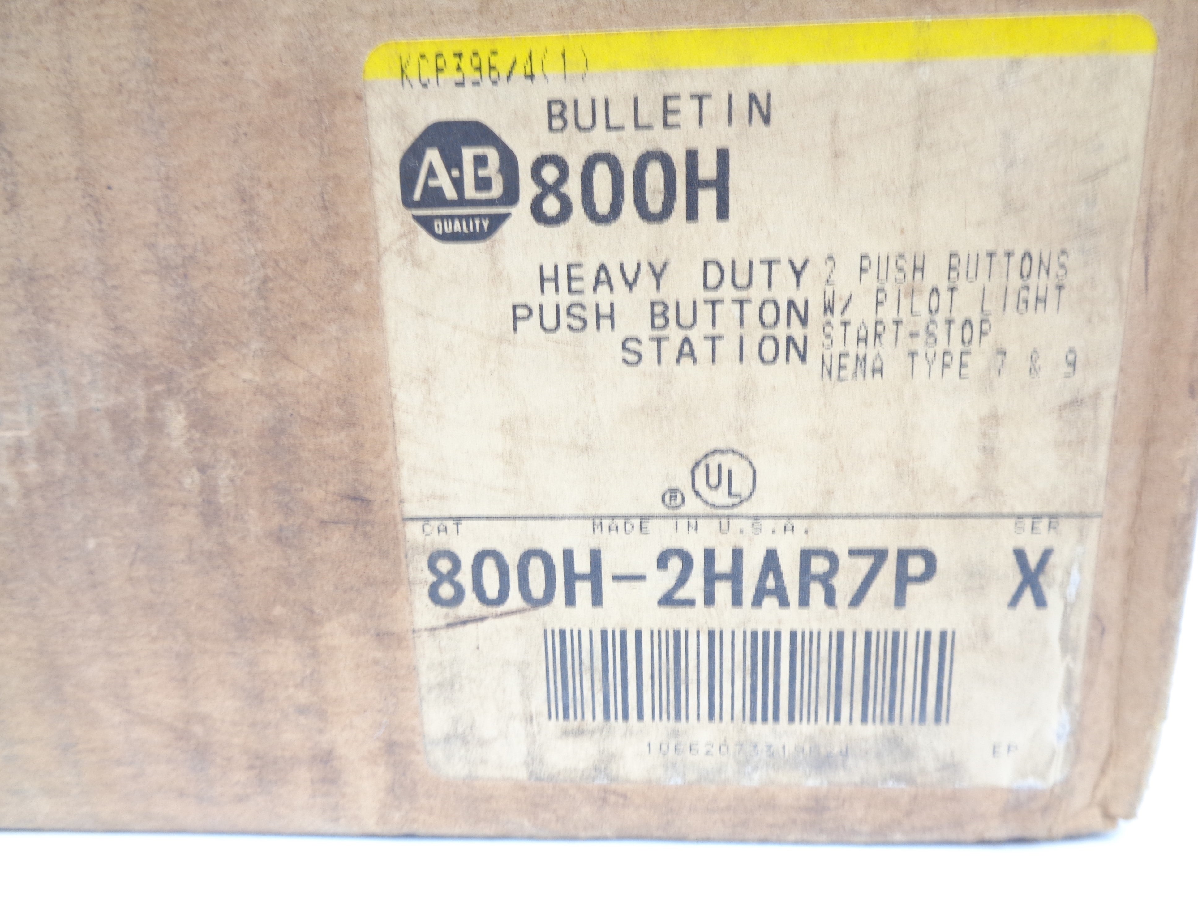 INDUSTRIAL SPARE PART 800H-2HAR7P SER. X (BR/YL) NSMP