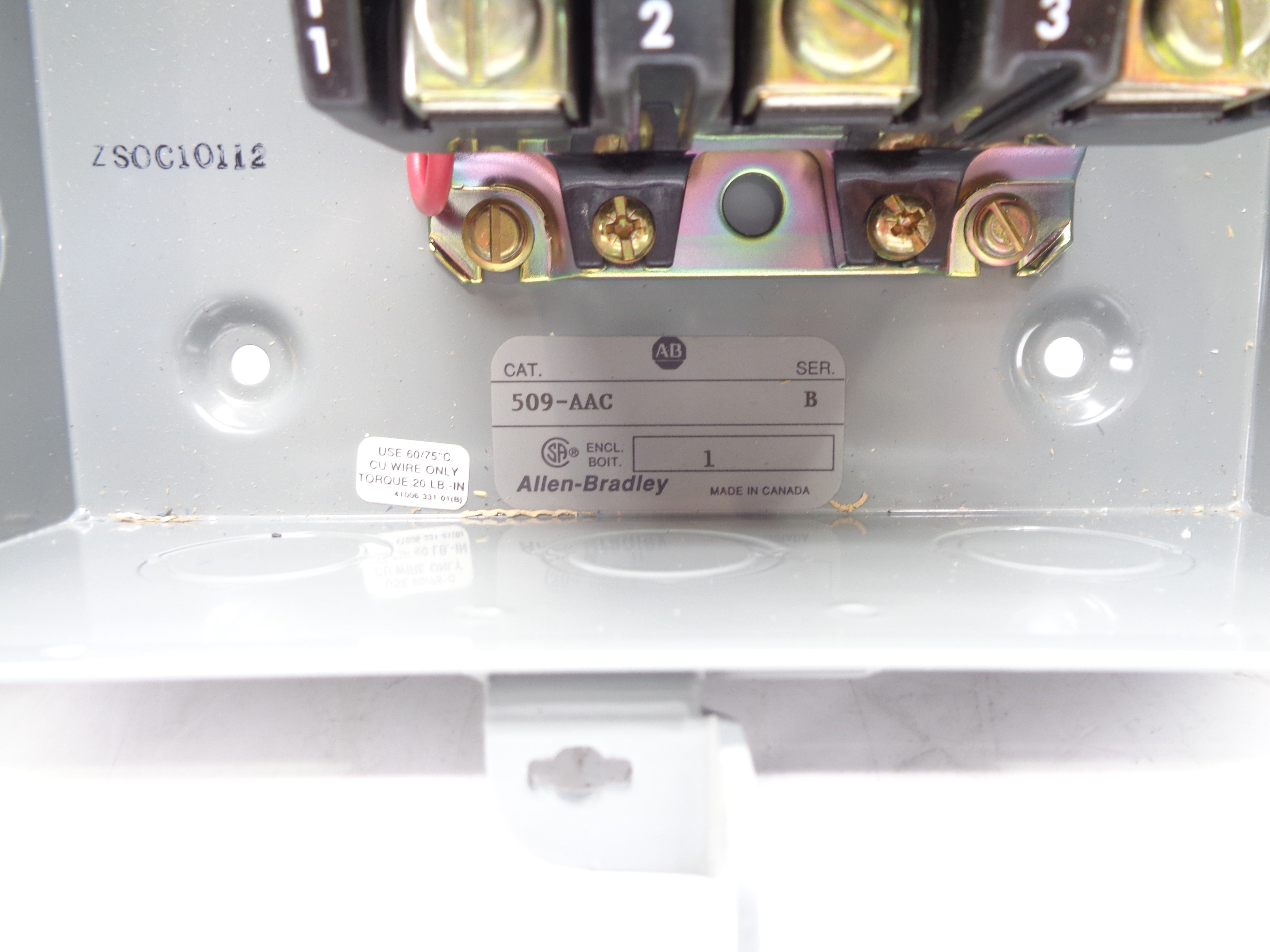 INDUSTRIAL SPARE PART 509-AAC SER. B (BR/WH) NSMP