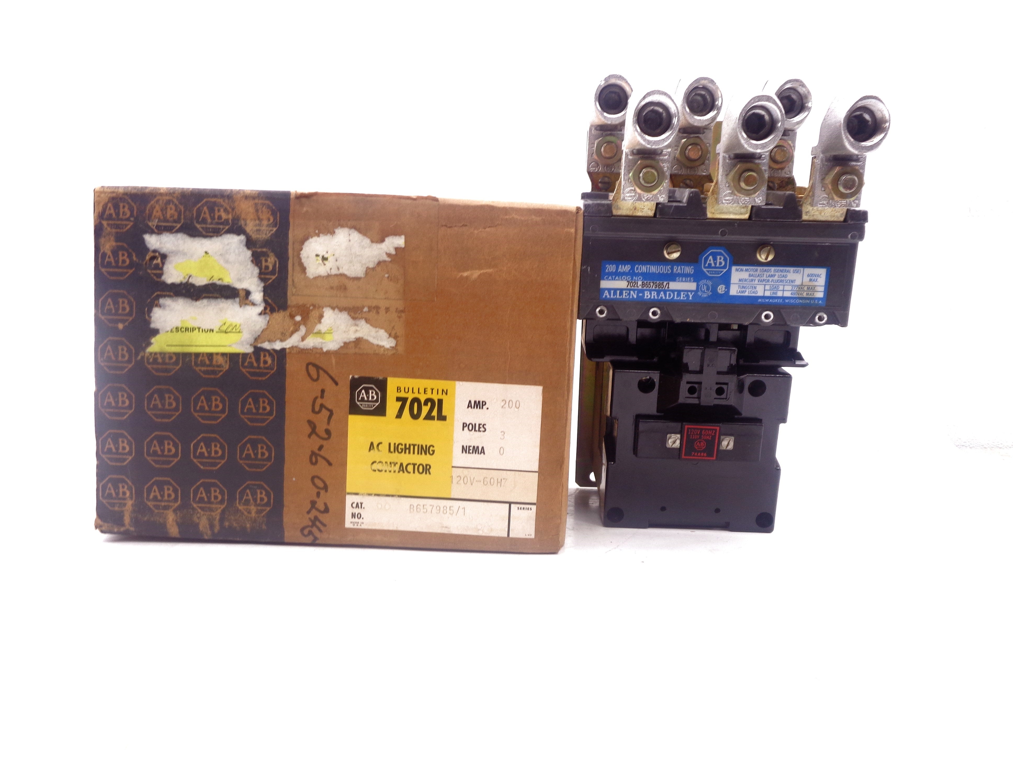 INDUSTRIAL SPARE PART 702L-B657985 SER. 1 120V (BR/YL) NSMP