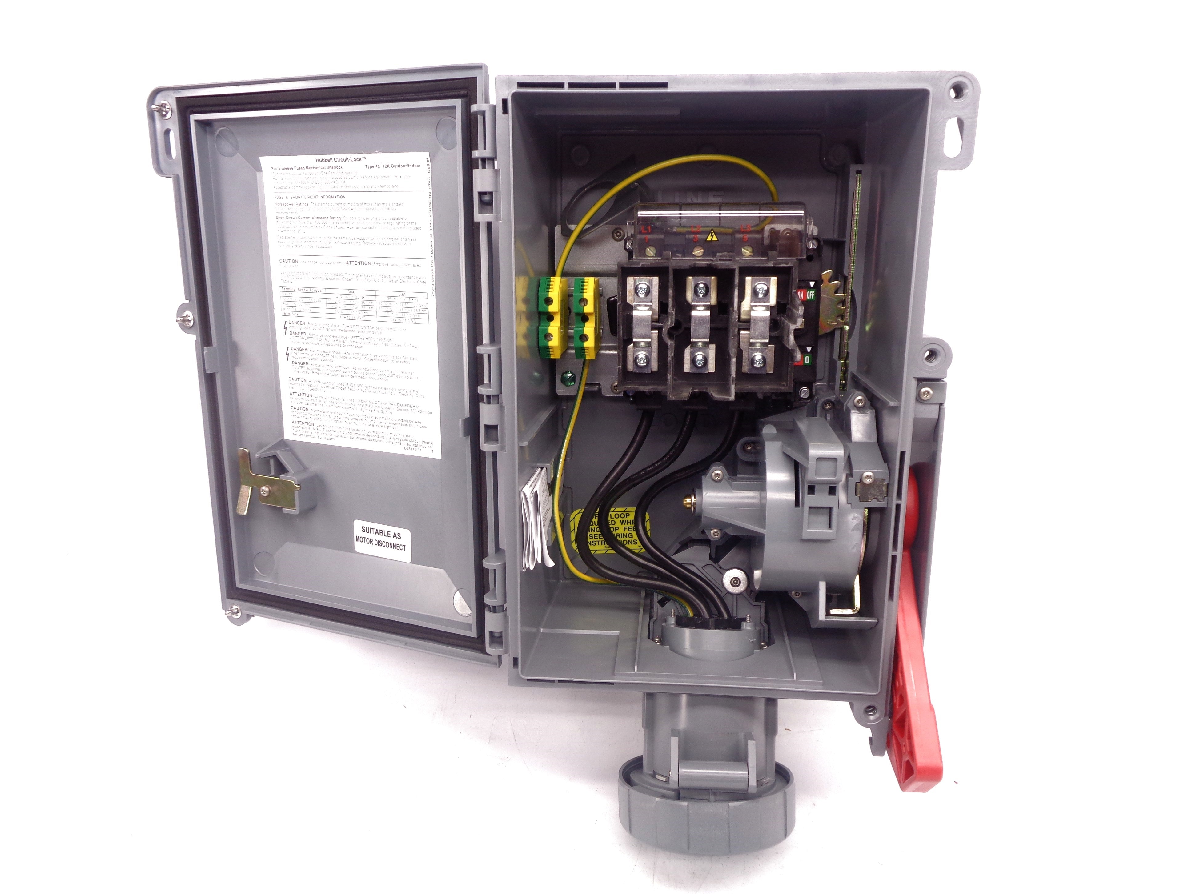 HUBBELL HBL460MIS2W NSNP
