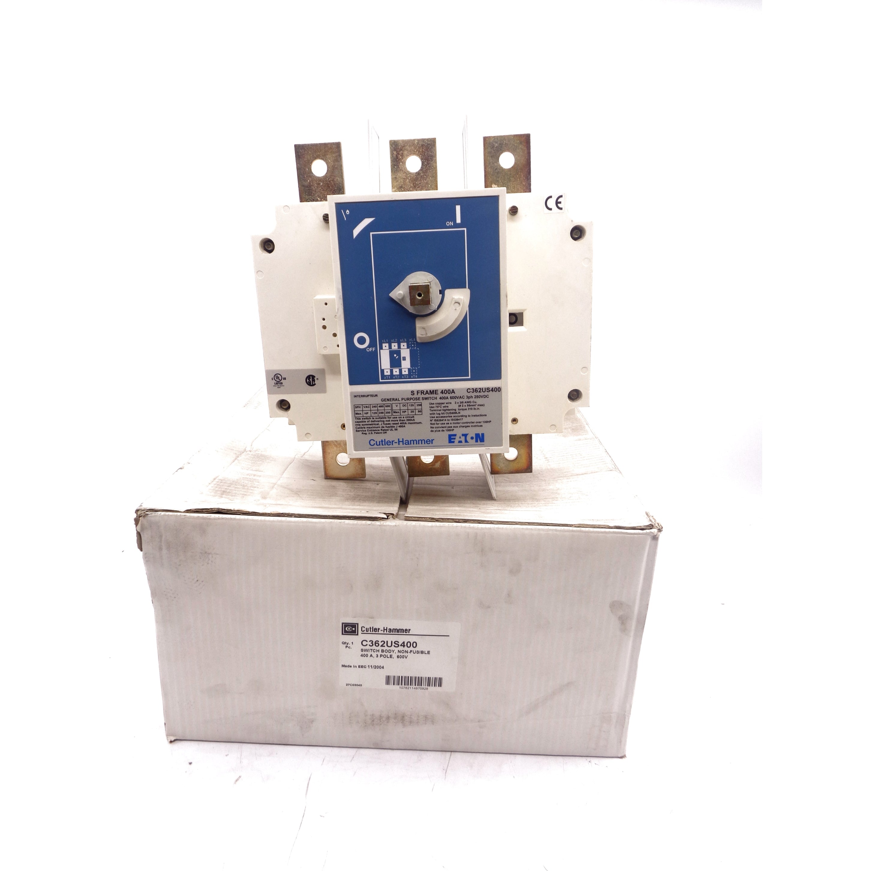 CUTLER HAMMER C362US400 NSMP