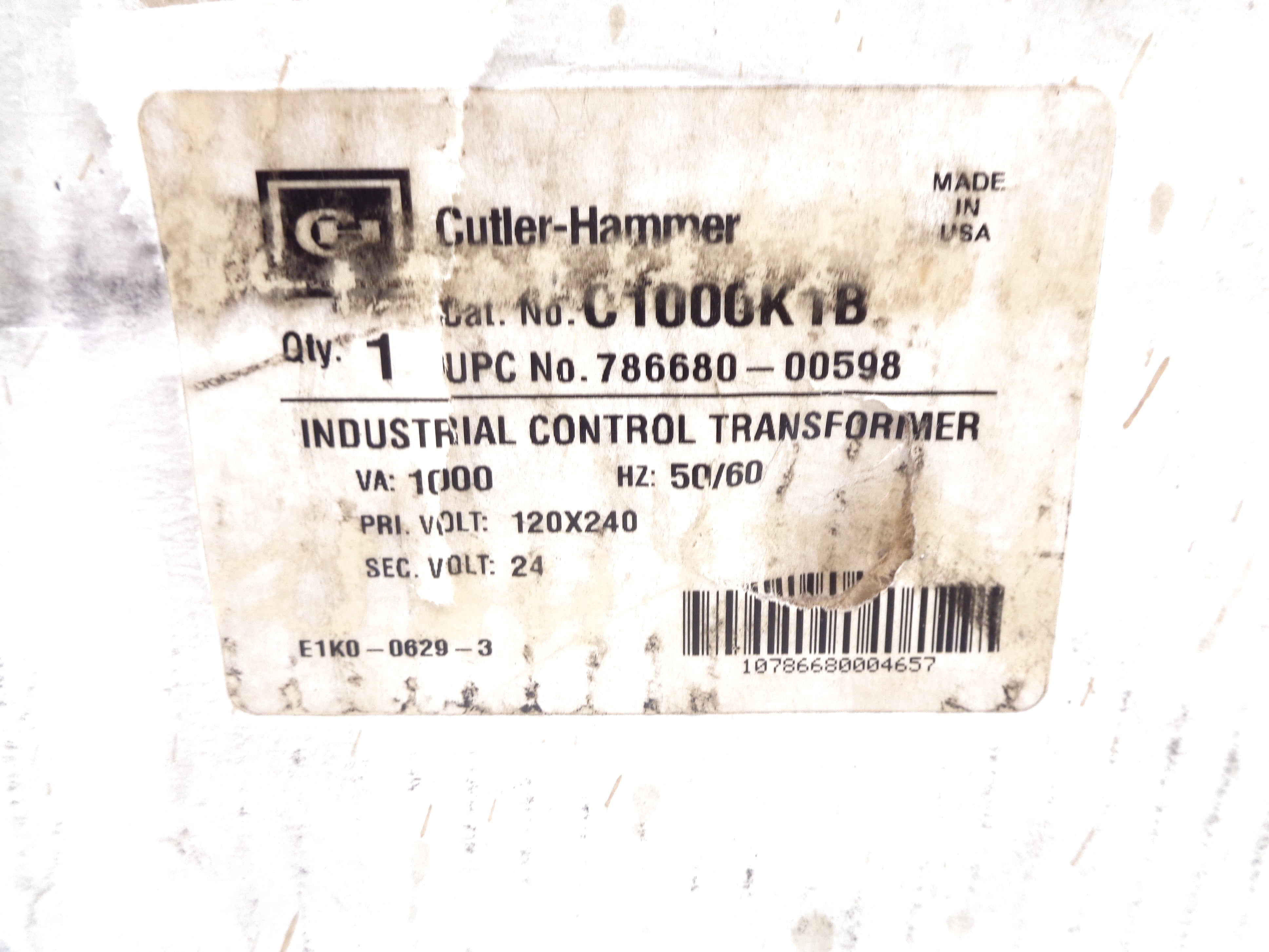 CUTLER HAMMER C1000K1B NSMP