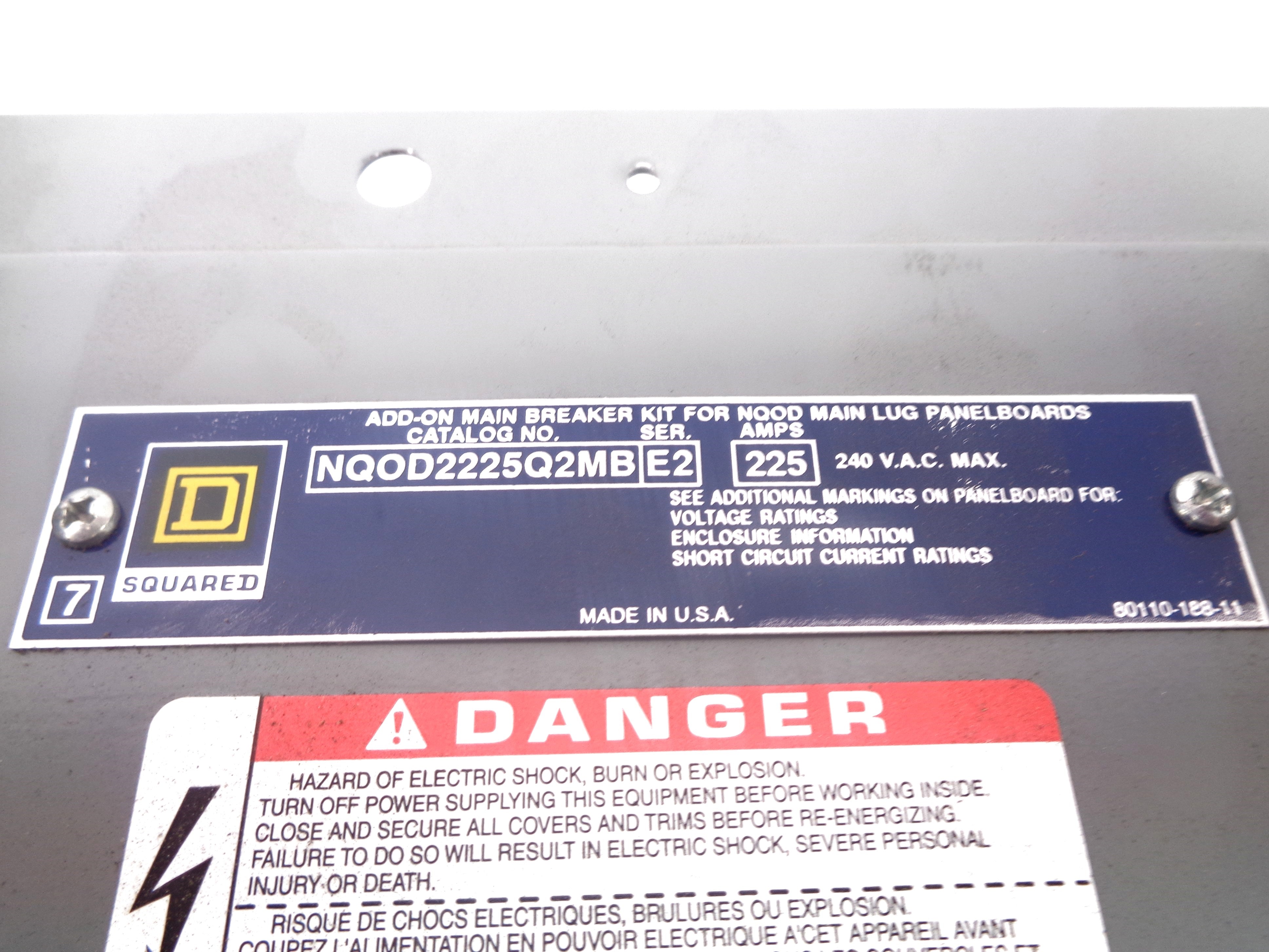 SQUARE D NQOD2225Q2MB SER. E2 (AS PICTURED) NSNP