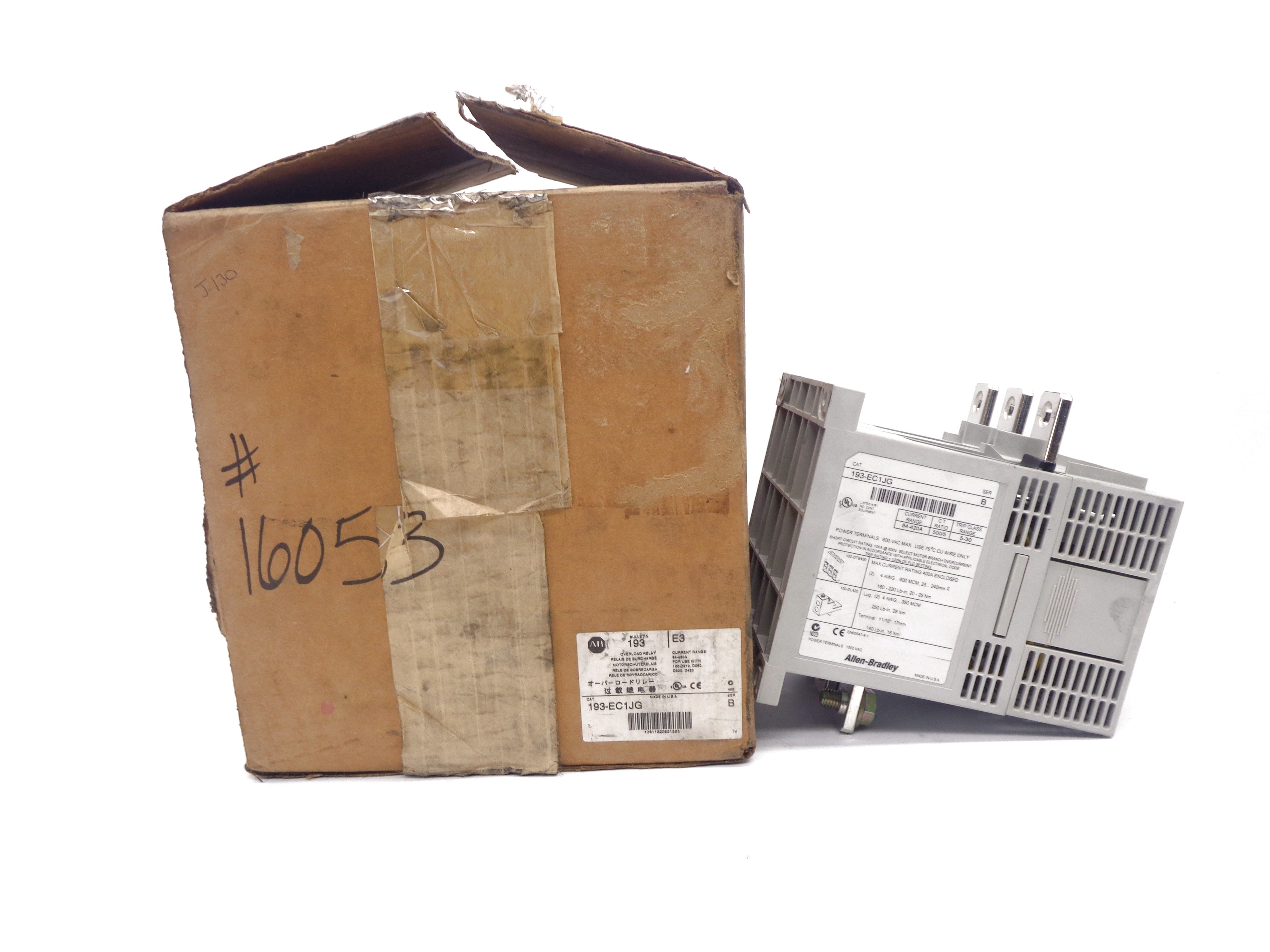 INDUSTRIAL SPARE PART 193-EC1JG SER. B 84-420A (BR/WH) NSMP
