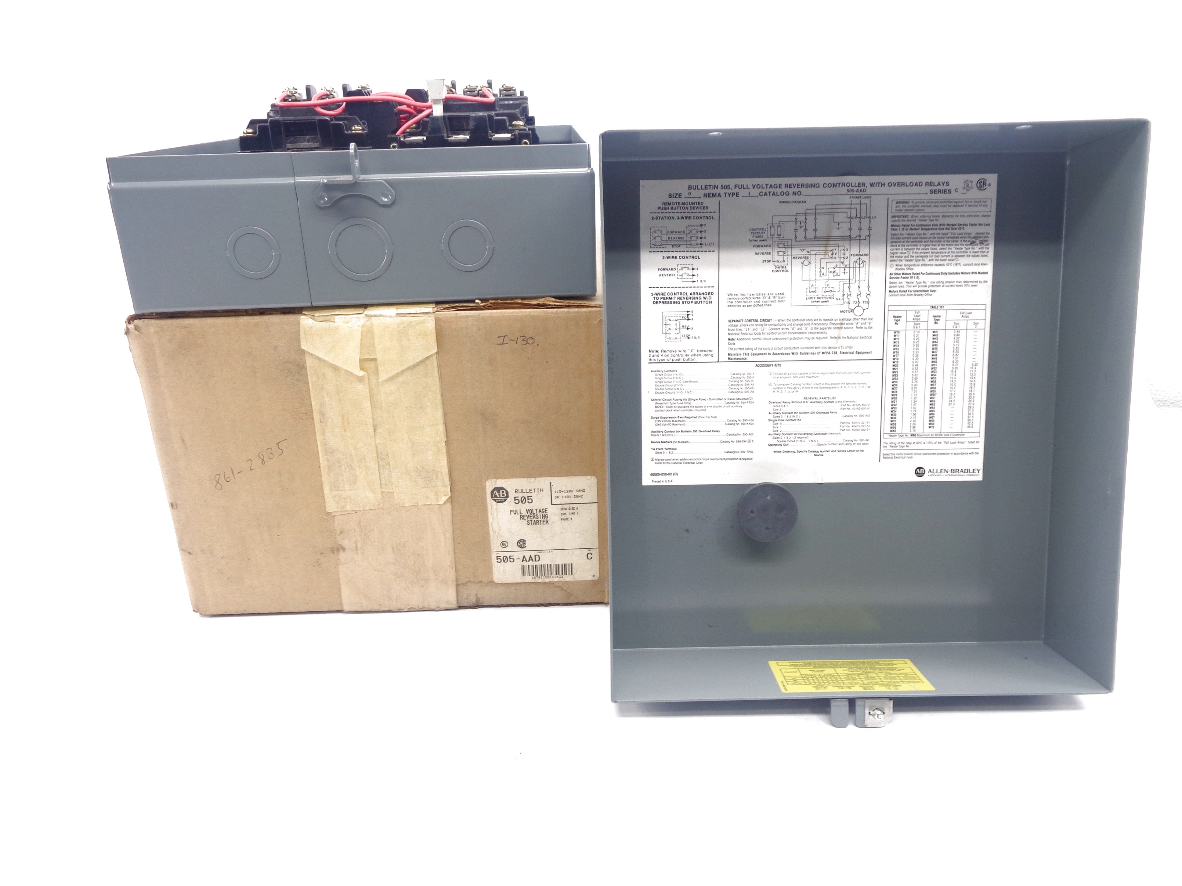 INDUSTRIAL SPARE PART 505-AAD SER. C (BR/WH) NSMP