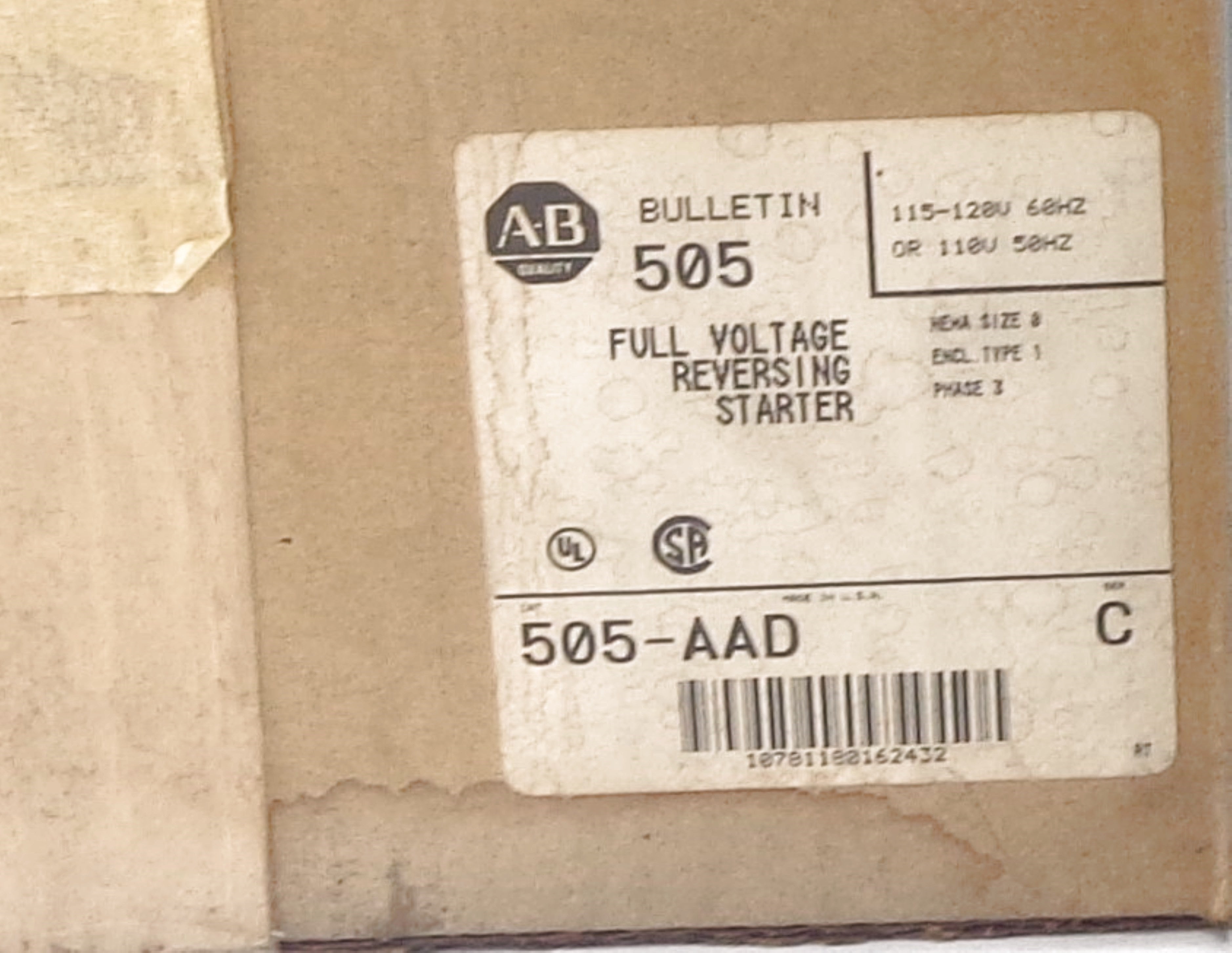 INDUSTRIAL SPARE PART 505-AAD SER. C (BR/WH) NSMP