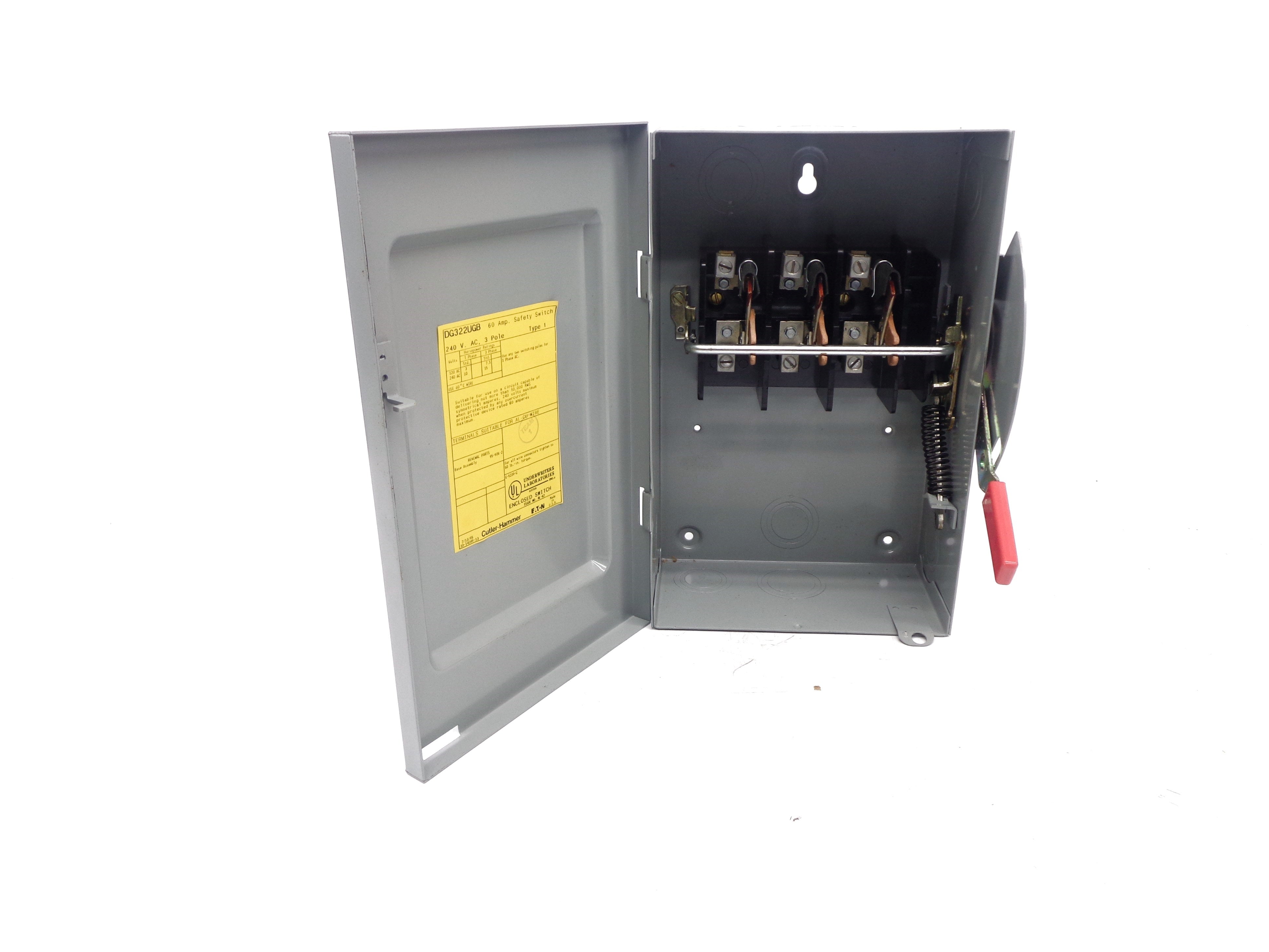 CUTLER HAMMER DG322UGB SER. A 240VAC 60A NSMP