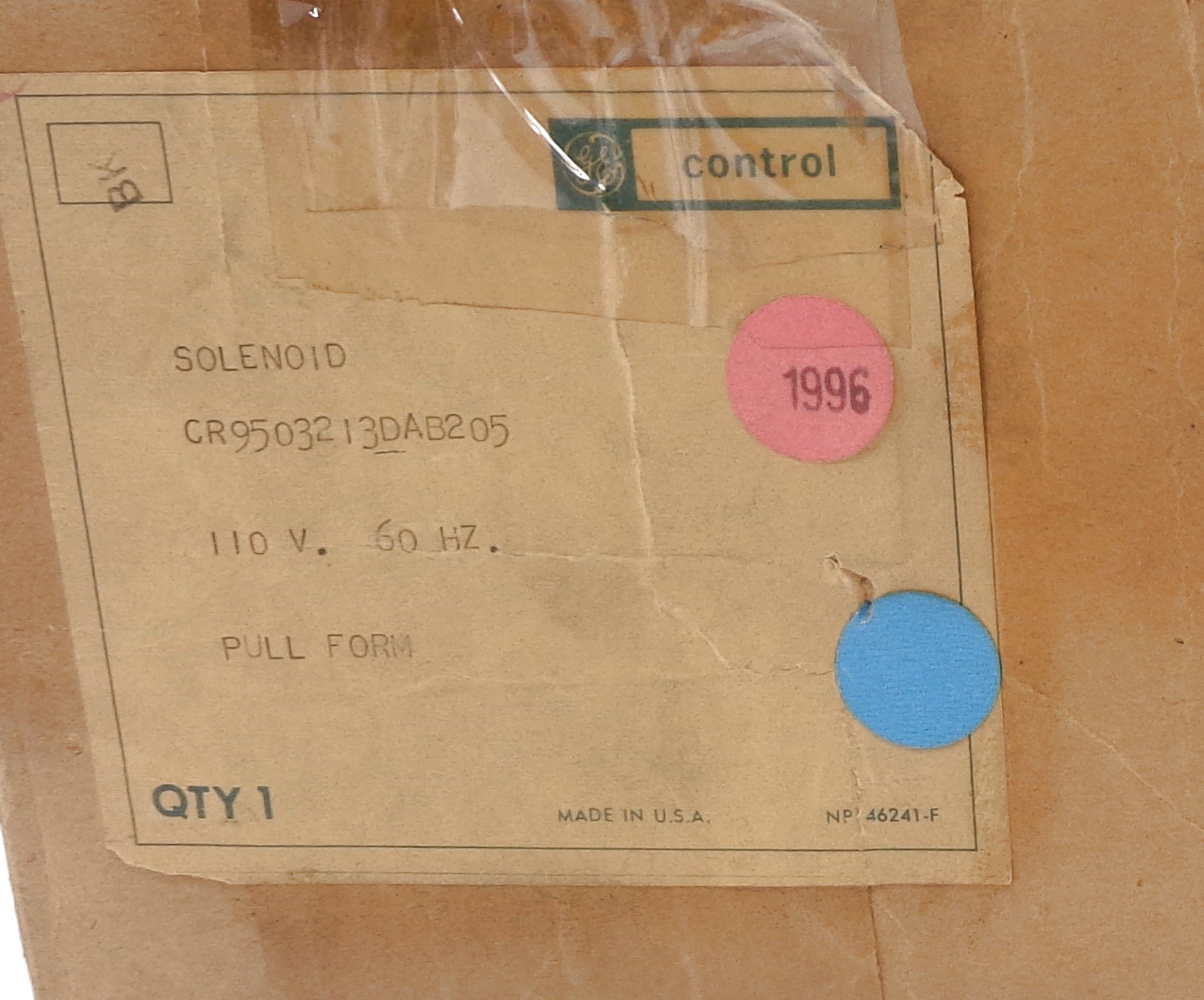 GENERAL ELECTRIC CR9503213DAB205 NSMP