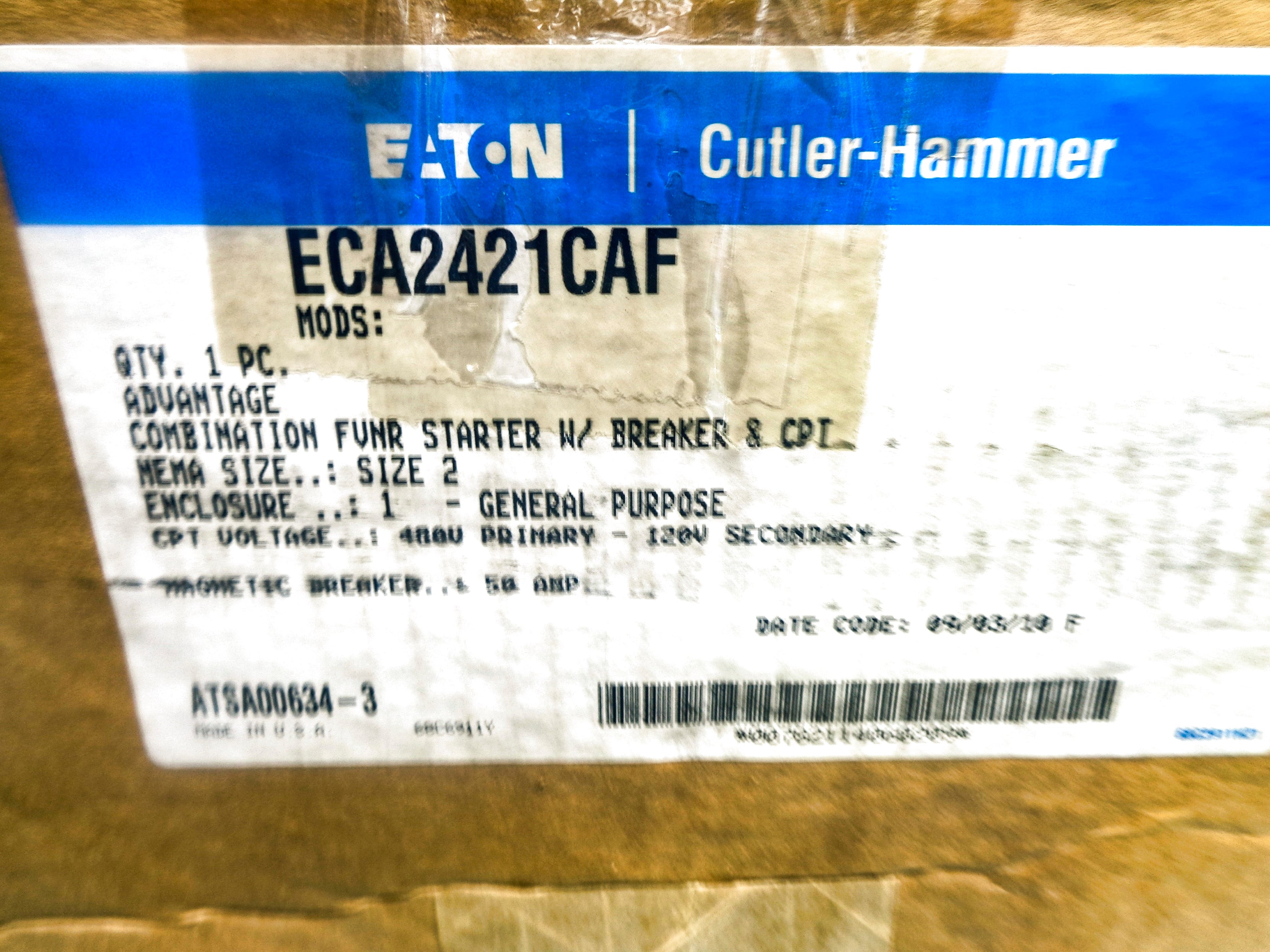 CUTLER HAMMER ECA2421CAF NSMP