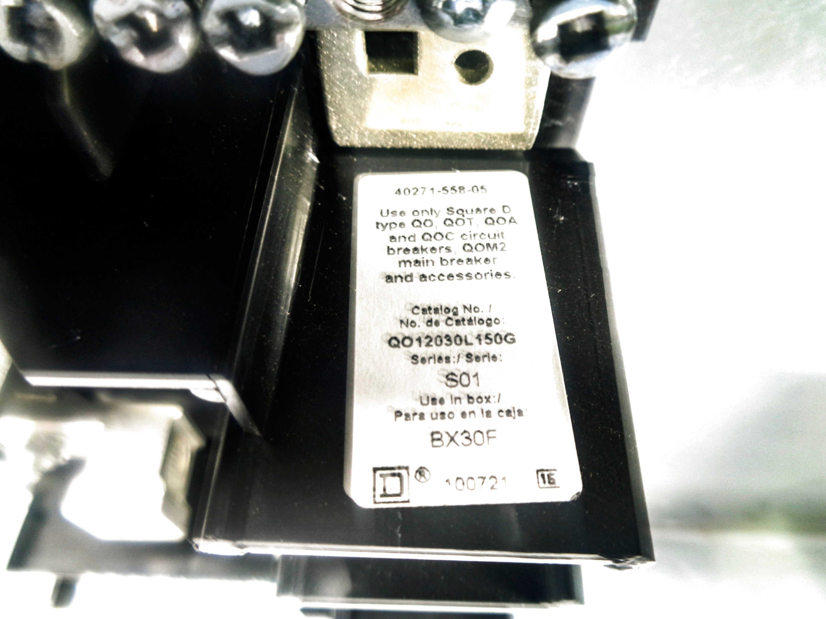 SQUARE D QO12030L150G SER. S01 NSNP