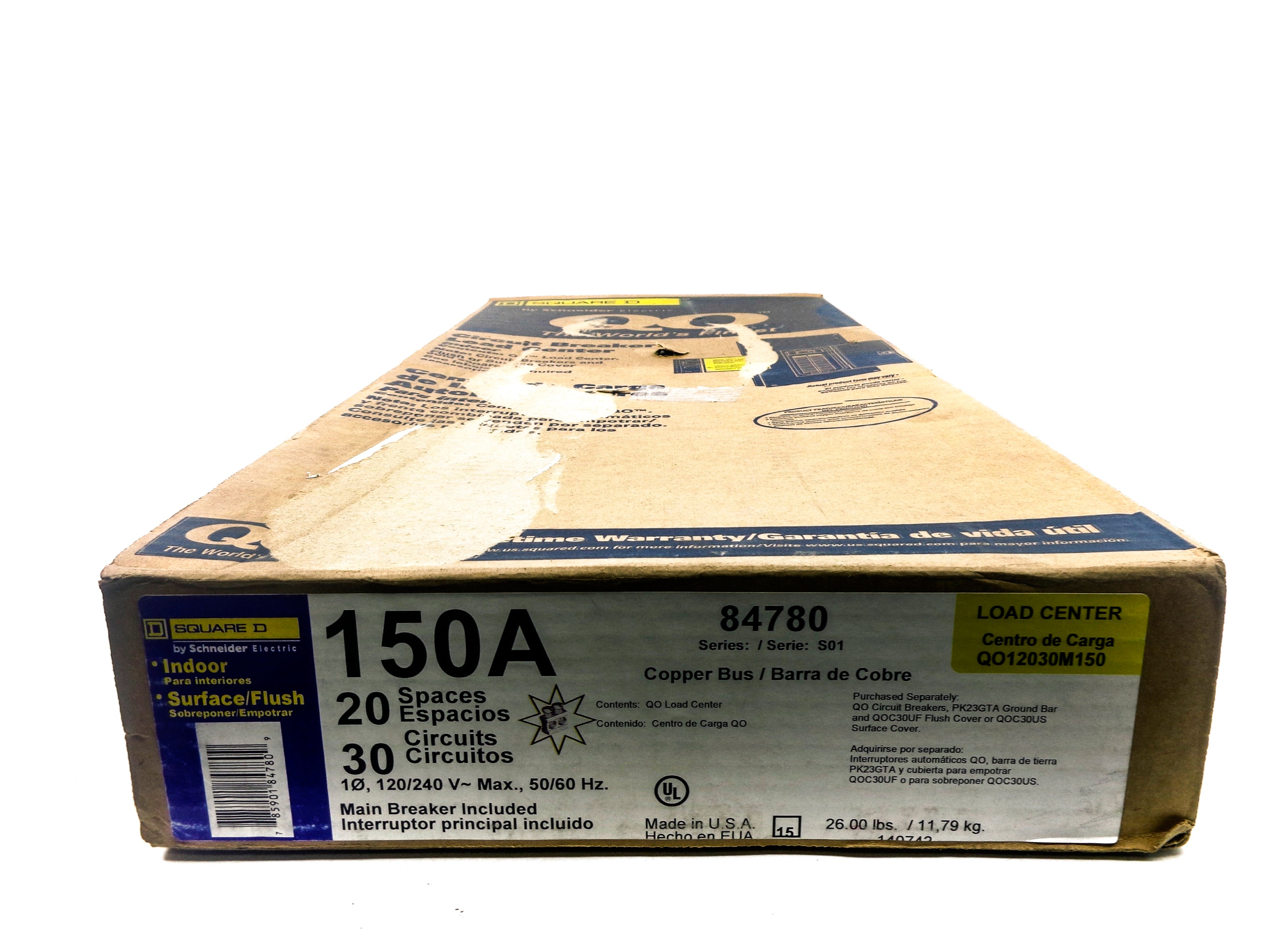 SQUARE D QO12030M150 SER. S01 NSFS