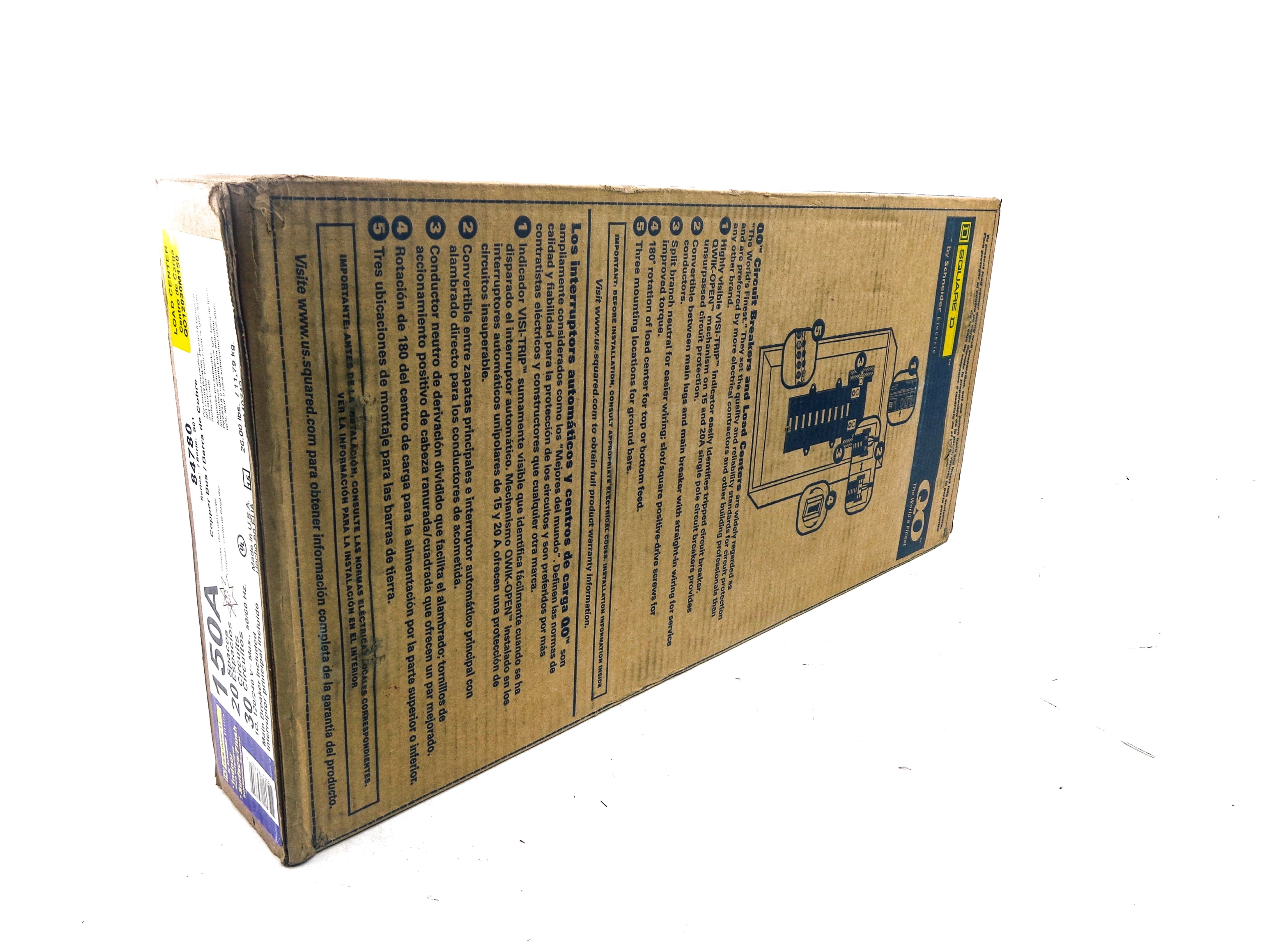SQUARE D QO12030M150 SER. S01 NSFS