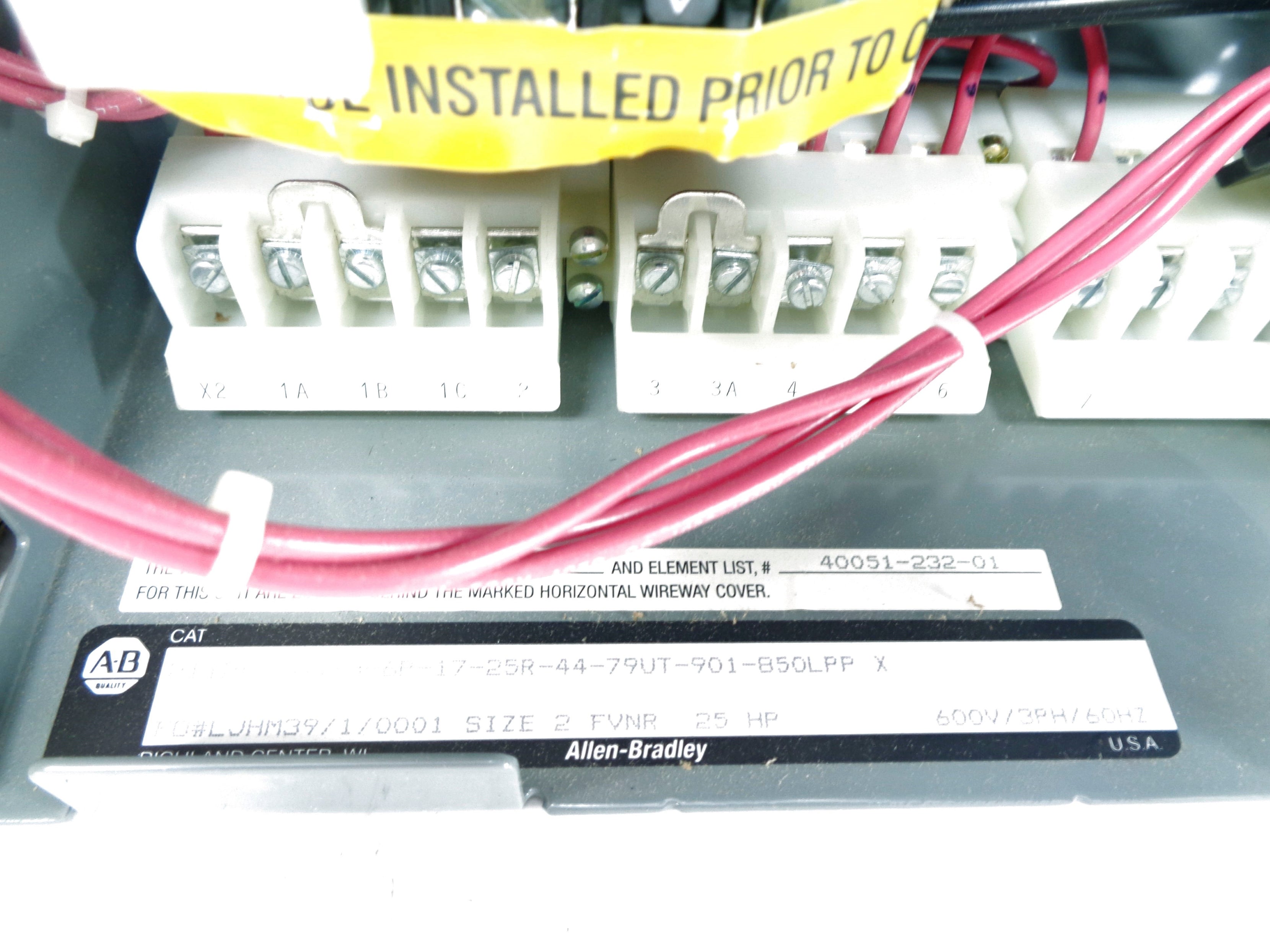 INDUSTRIAL SPARE PART 2112B-CAC-3-6P-17-25R-44-79UT-901-850LPP SER. X (BR/WH) NSMP