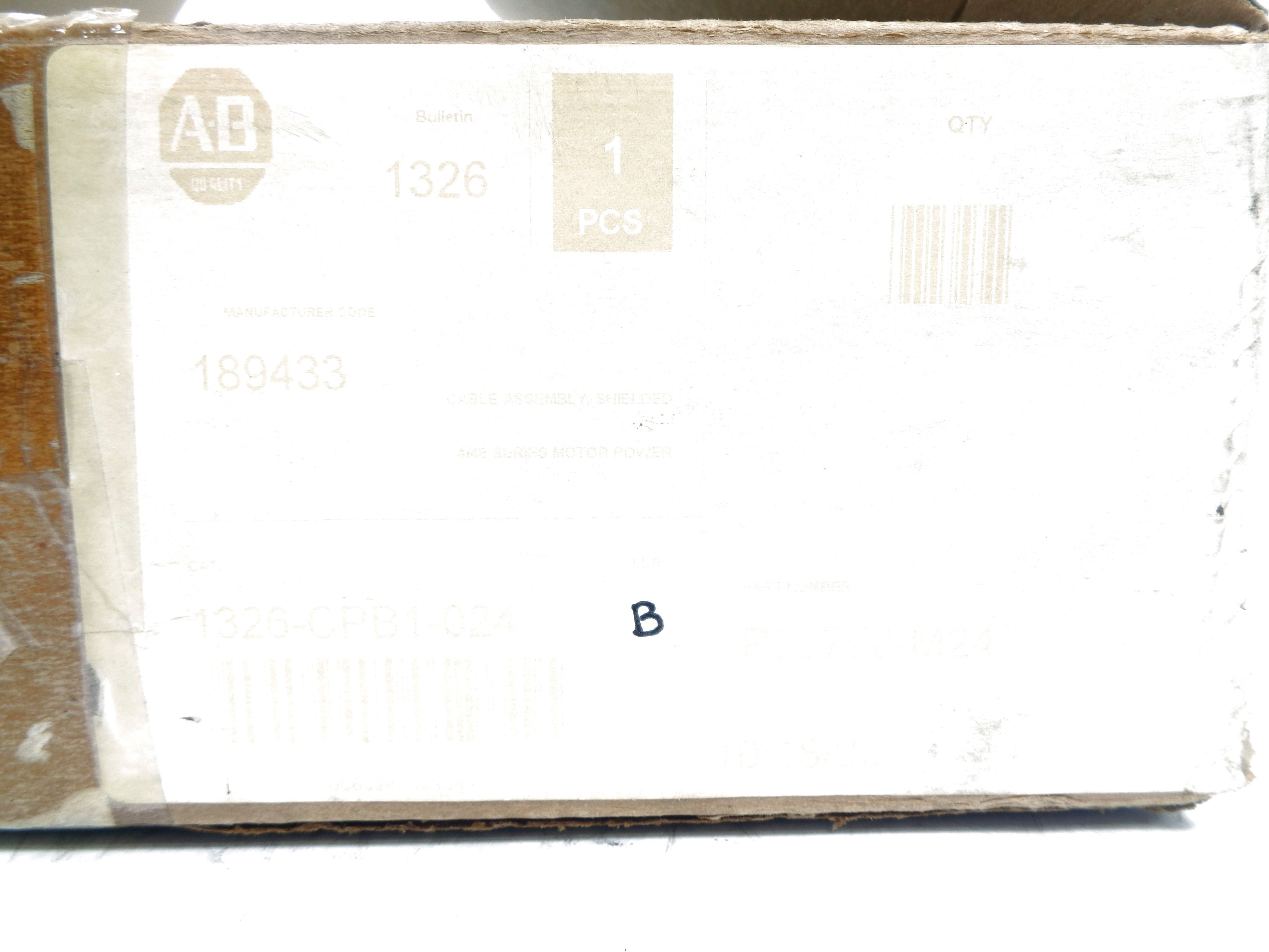 ALLEN BRADLEY 1326-CPB1-024 SER. B NSMP