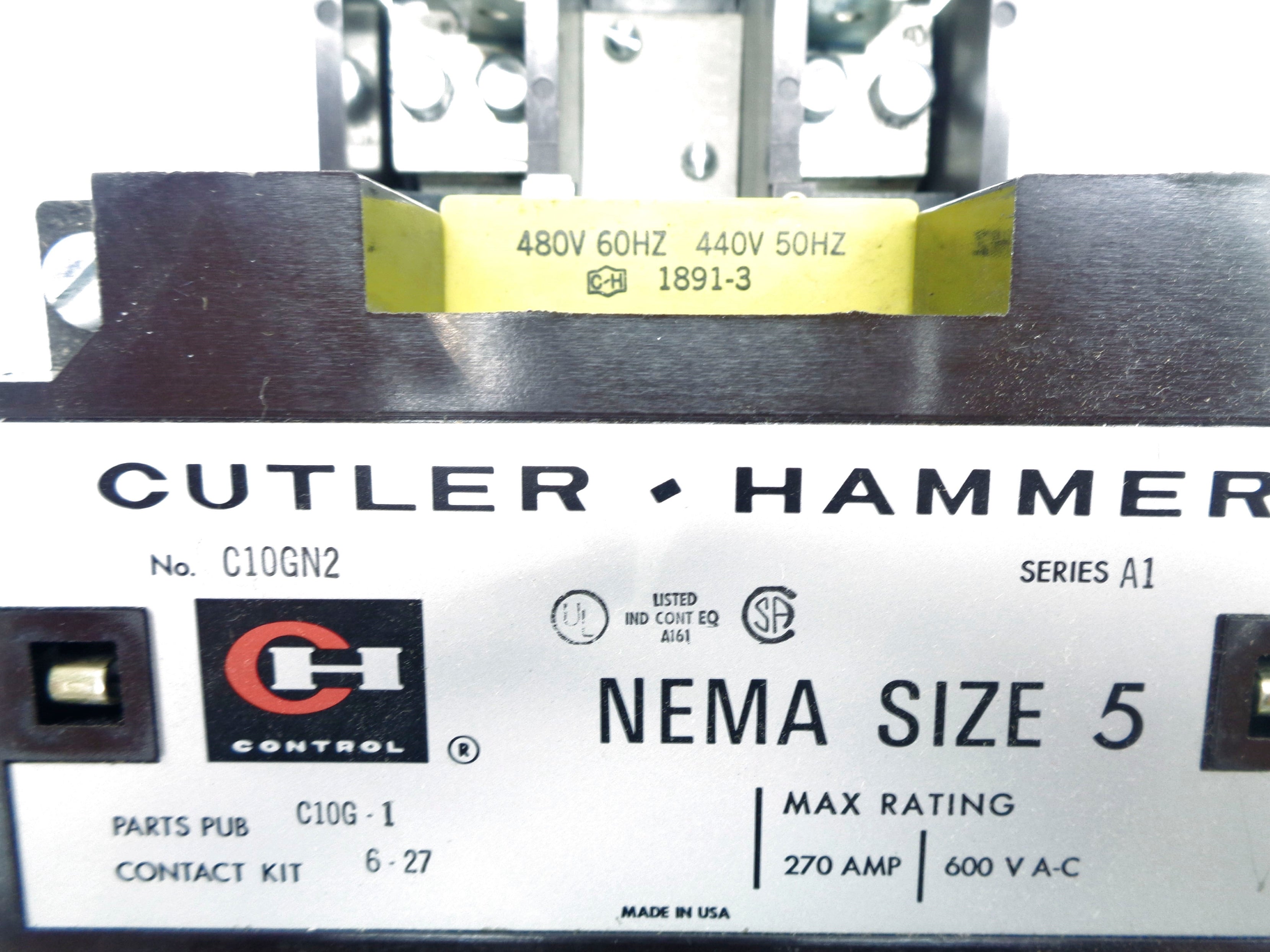 CUTLER HAMMER C10GN2 SER. A1 480V NSNP