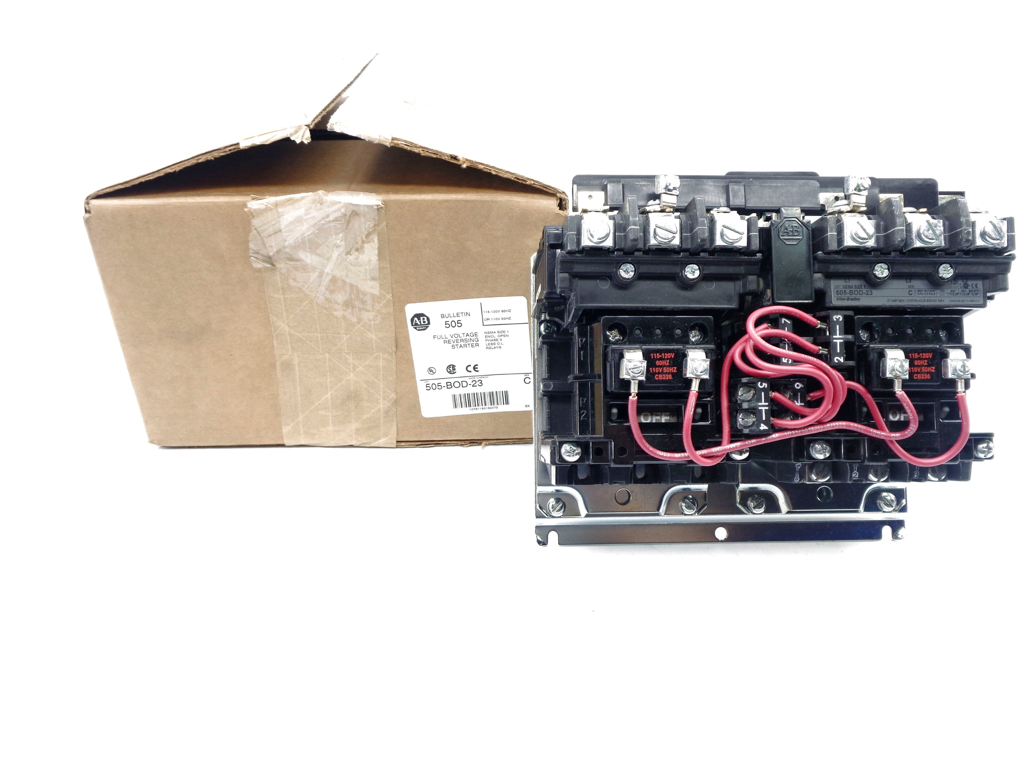 INDUSTRIAL SPARE PART 505-BOD-23 SER. C 110/115-120V 27A (BR/WH) NSMP