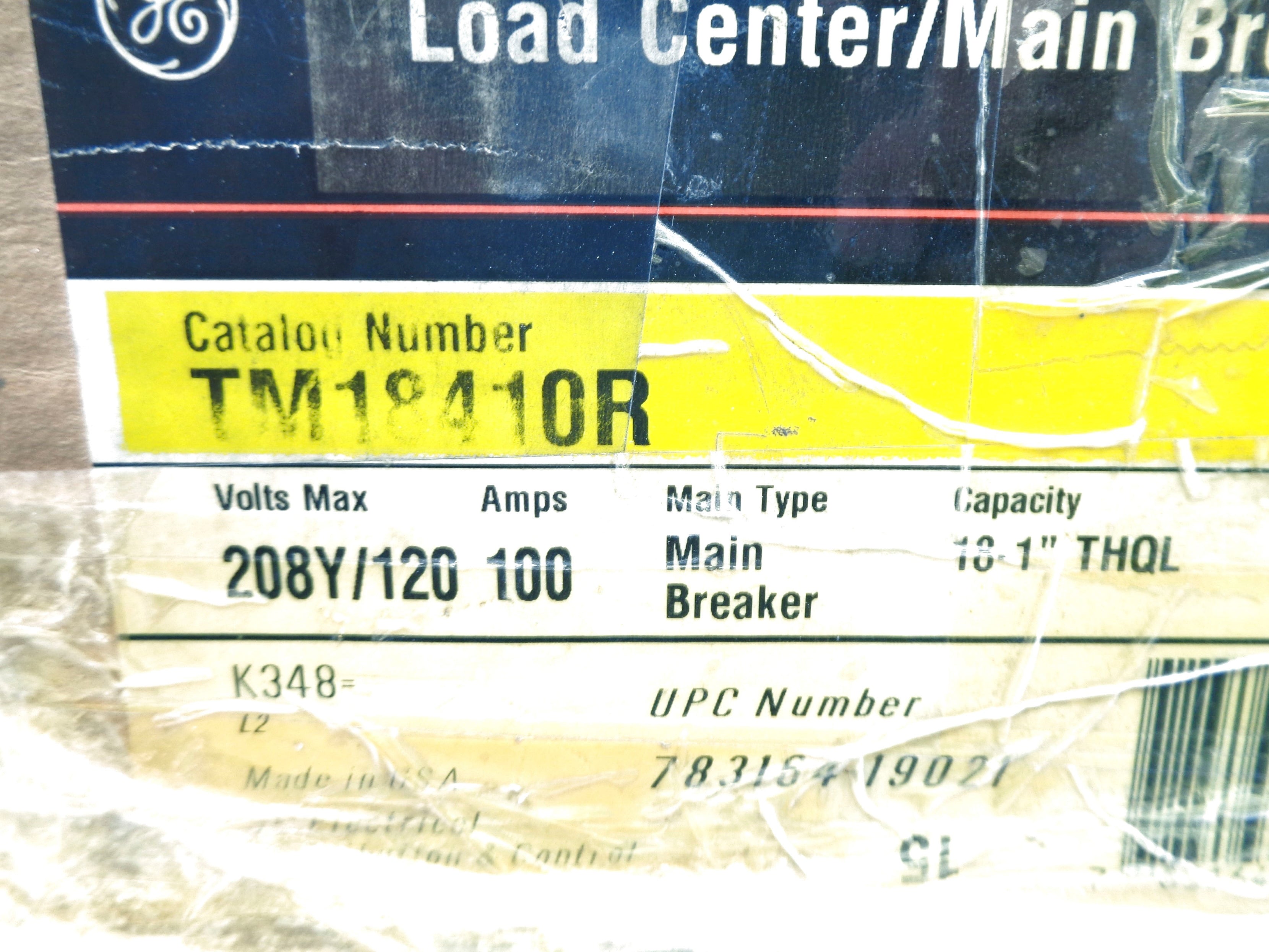 GENERAL ELECTRIC TM18410R NSMP
