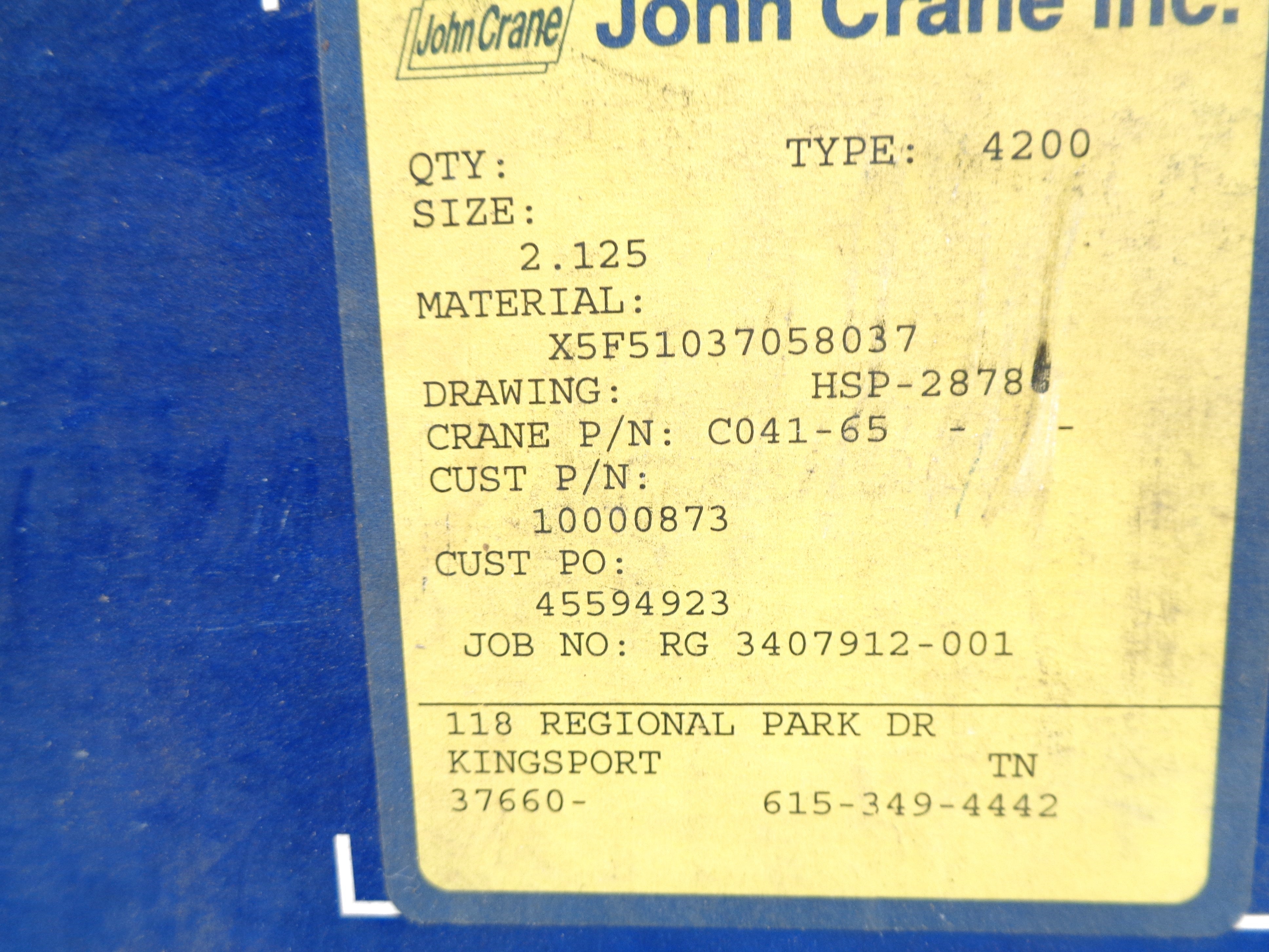 JOHN CRANE C041-65 NSMP