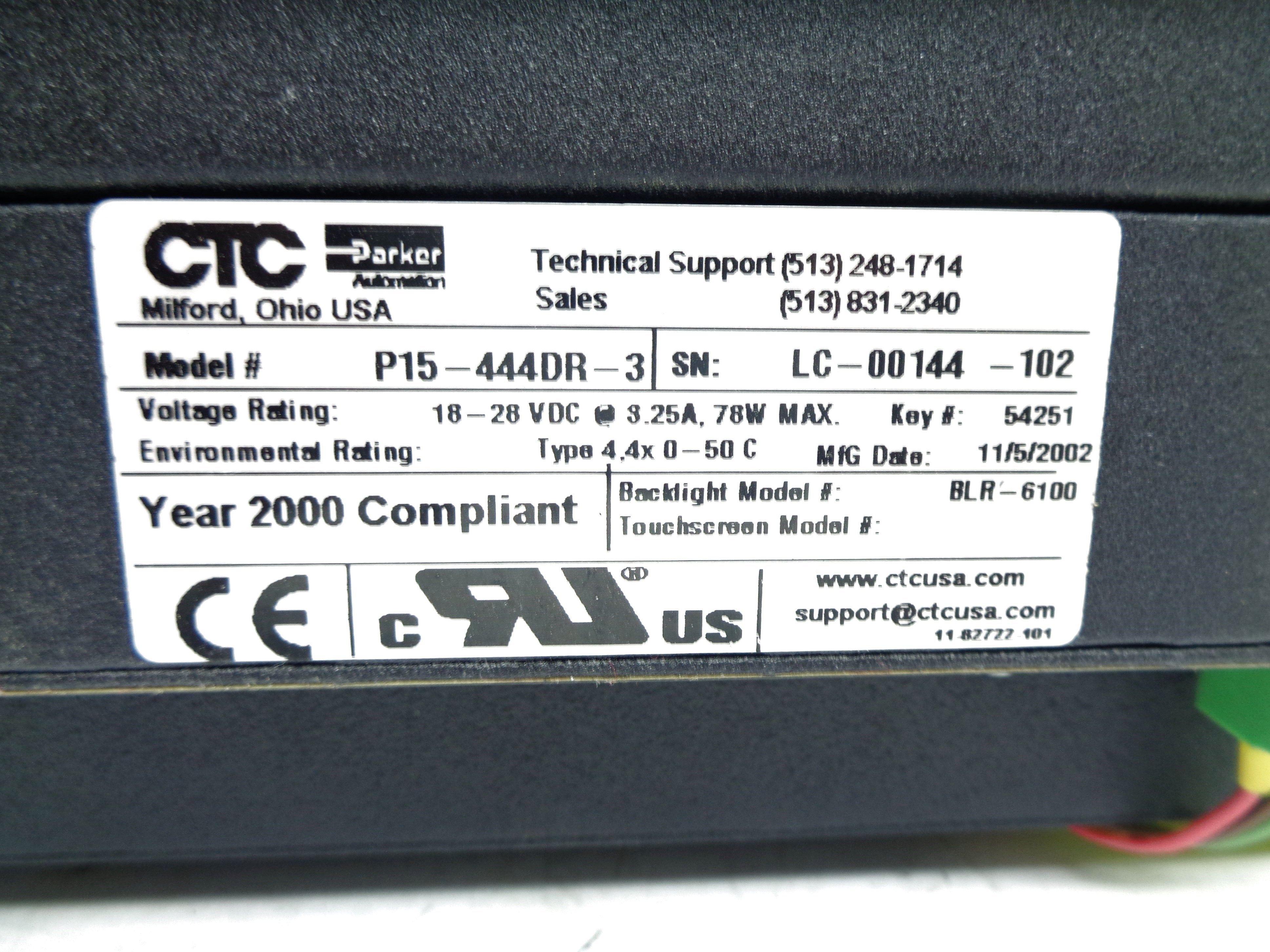 PARKER P15-444DR-3 UNMP