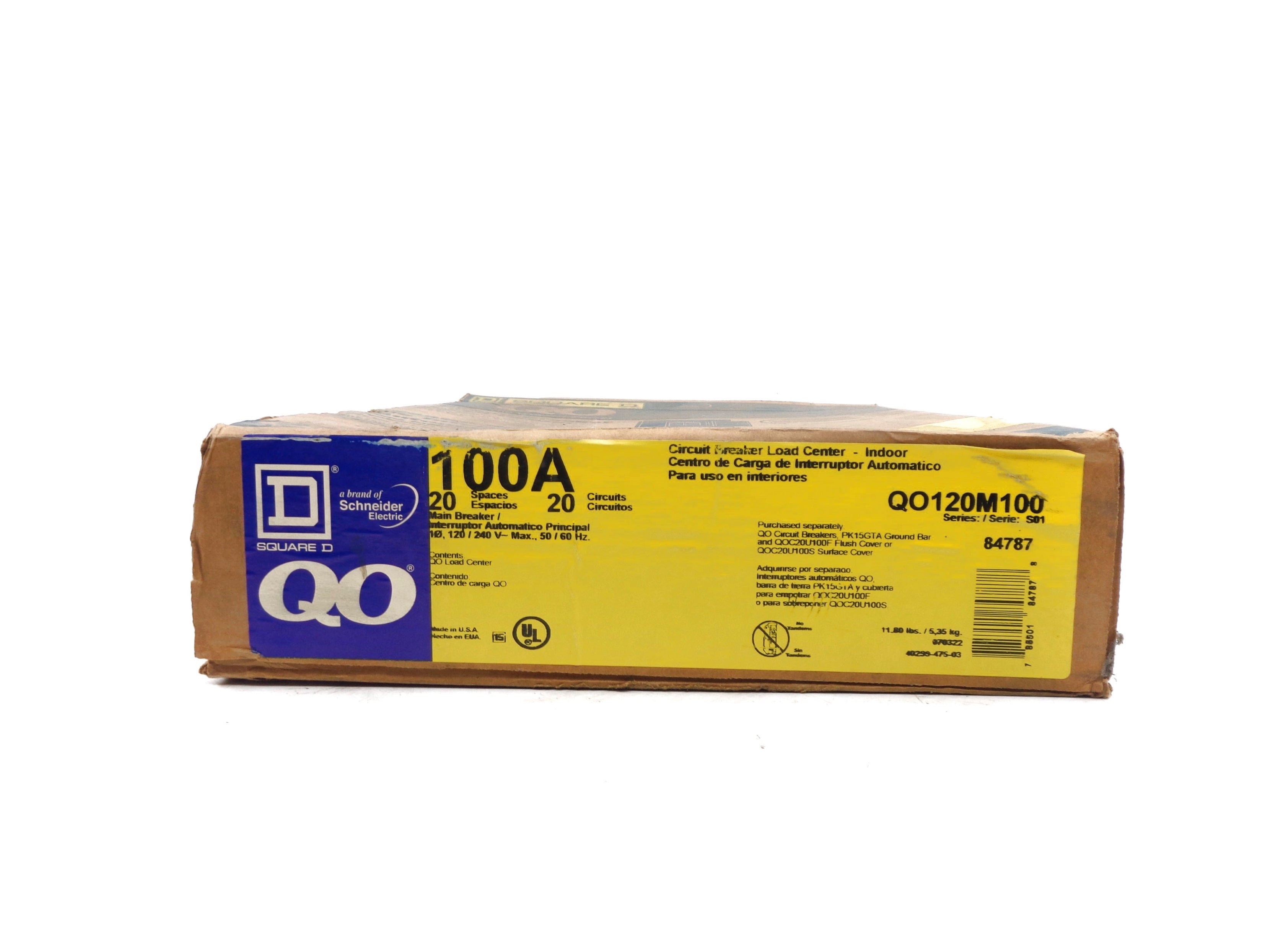 SQUARE D QO120M100 SER. S01 NSFS