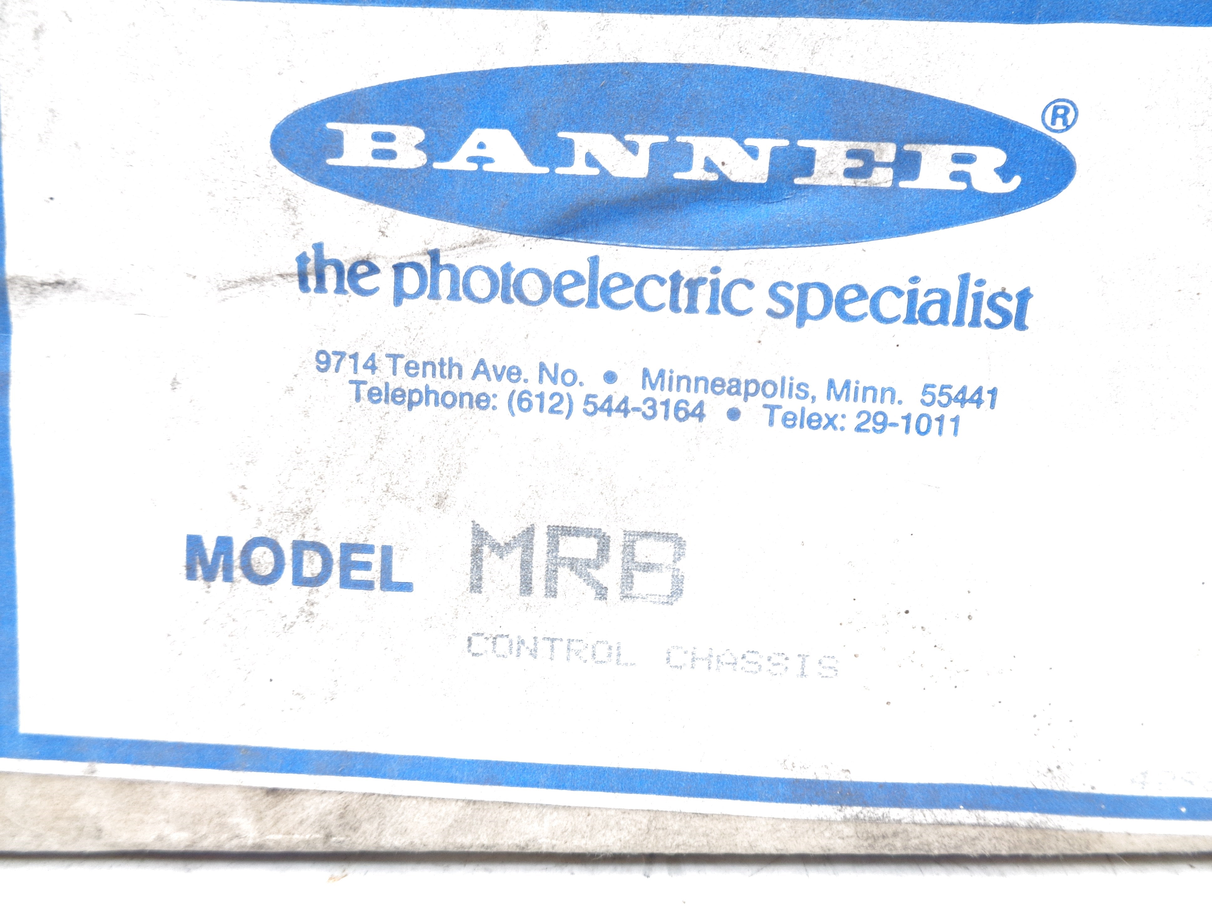 BANNER ENGINEERING MRB NSMP