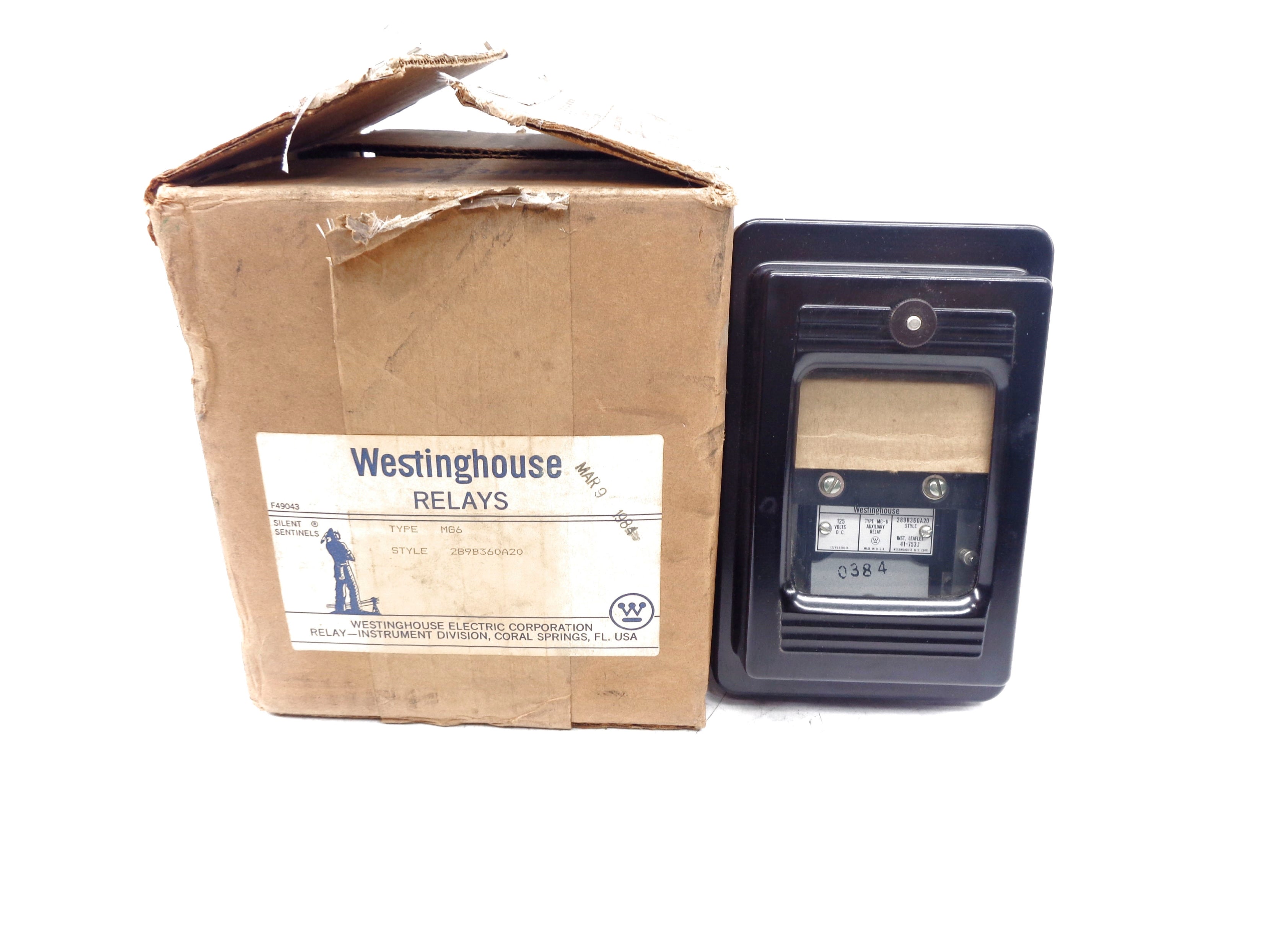 WESTINGHOUSE 289B360A20 125VDC NSMP