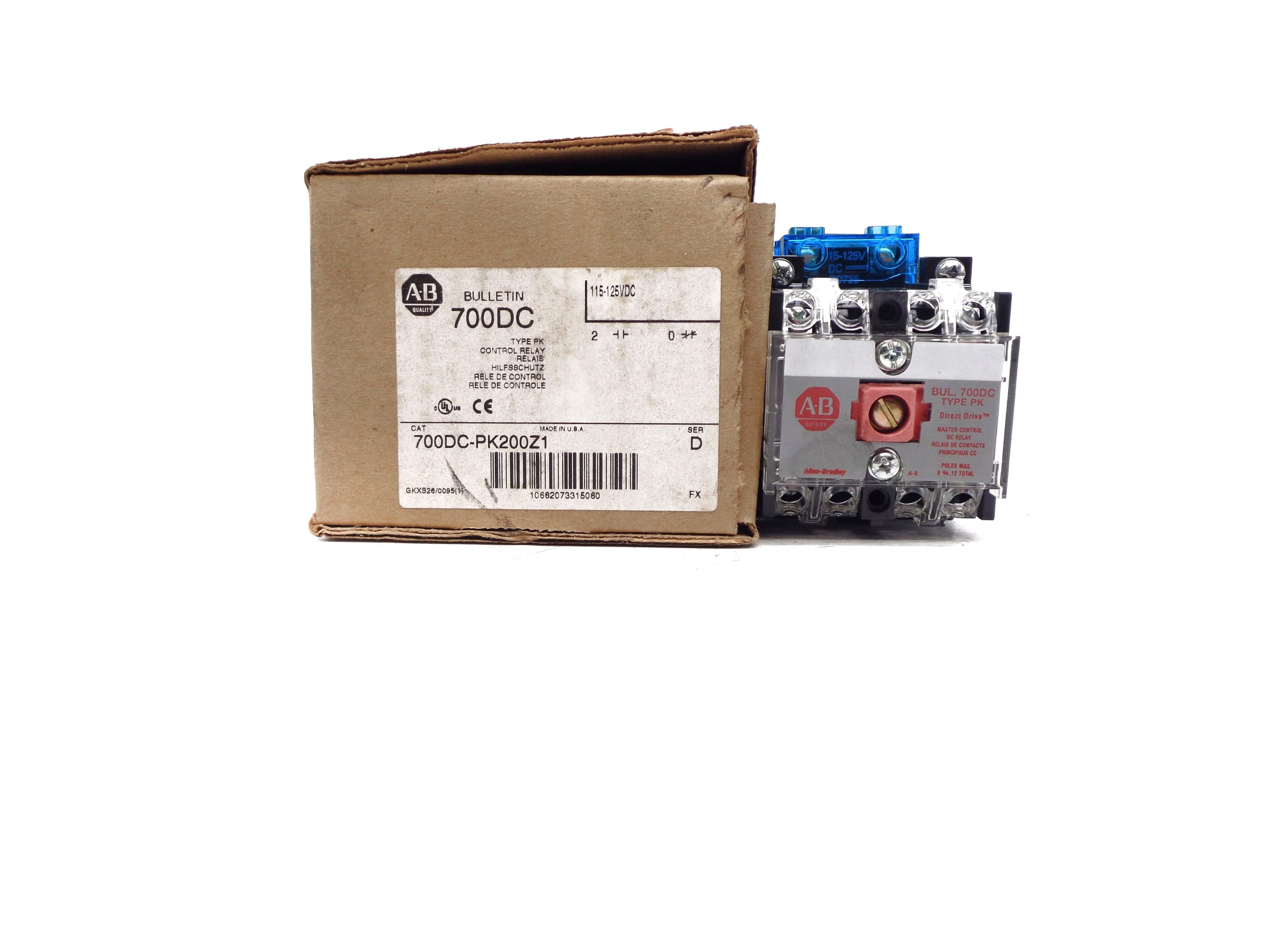 INDUSTRIAL SPARE PART 700DC-PK200Z1 SER. D 115-125VDC (BR/WH) NSMP