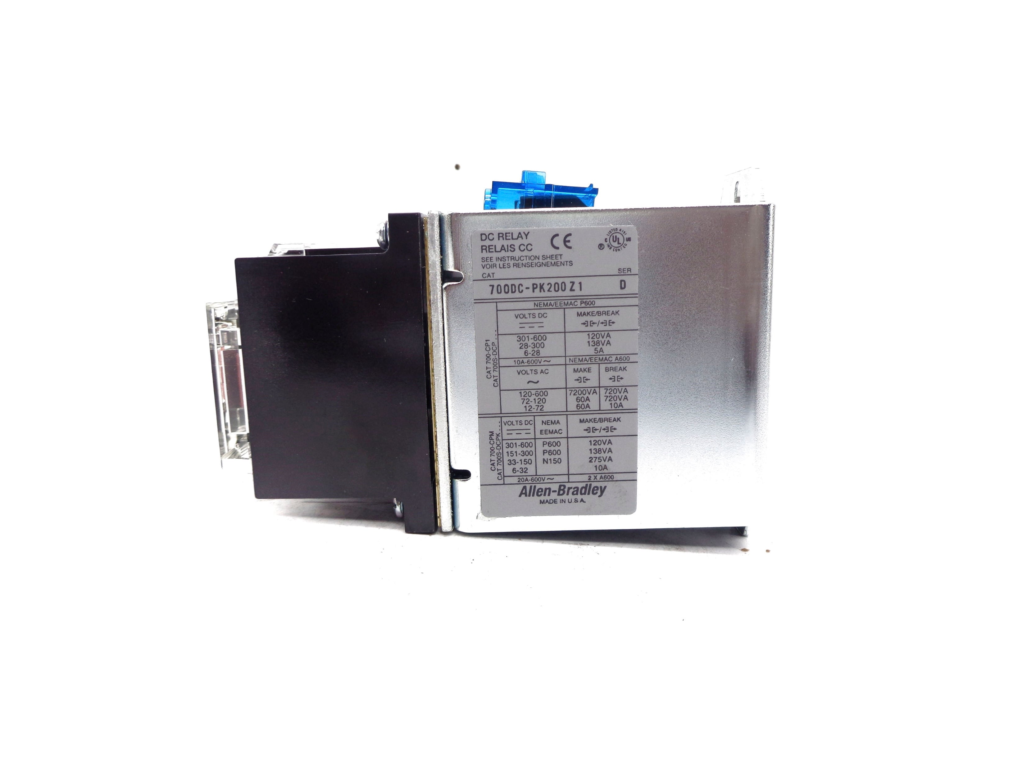 INDUSTRIAL SPARE PART 700DC-PK200Z1 SER. D 115-125VDC (BR/WH) NSMP