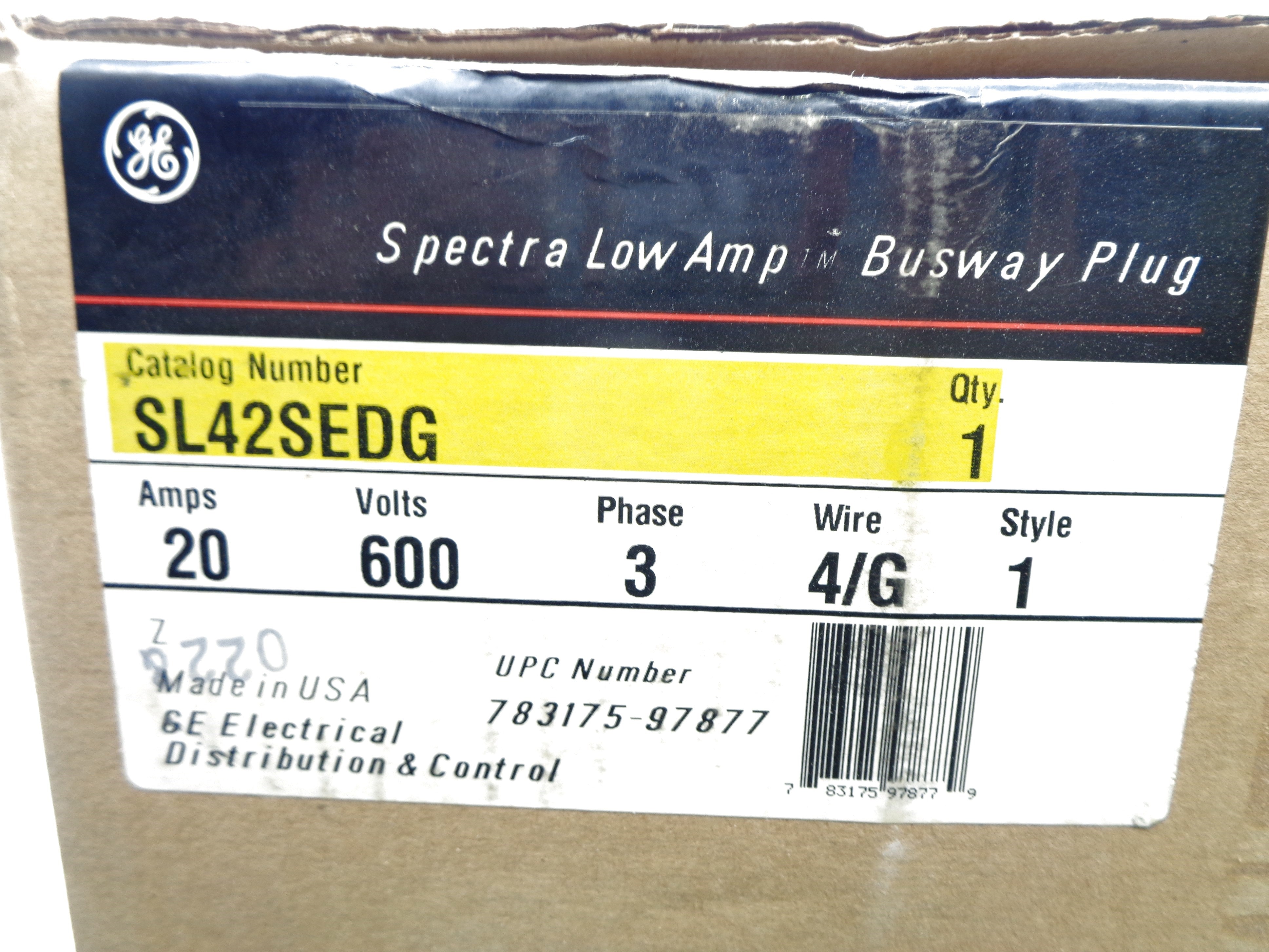 GENERAL ELECTRIC SL42SEDG NSMP