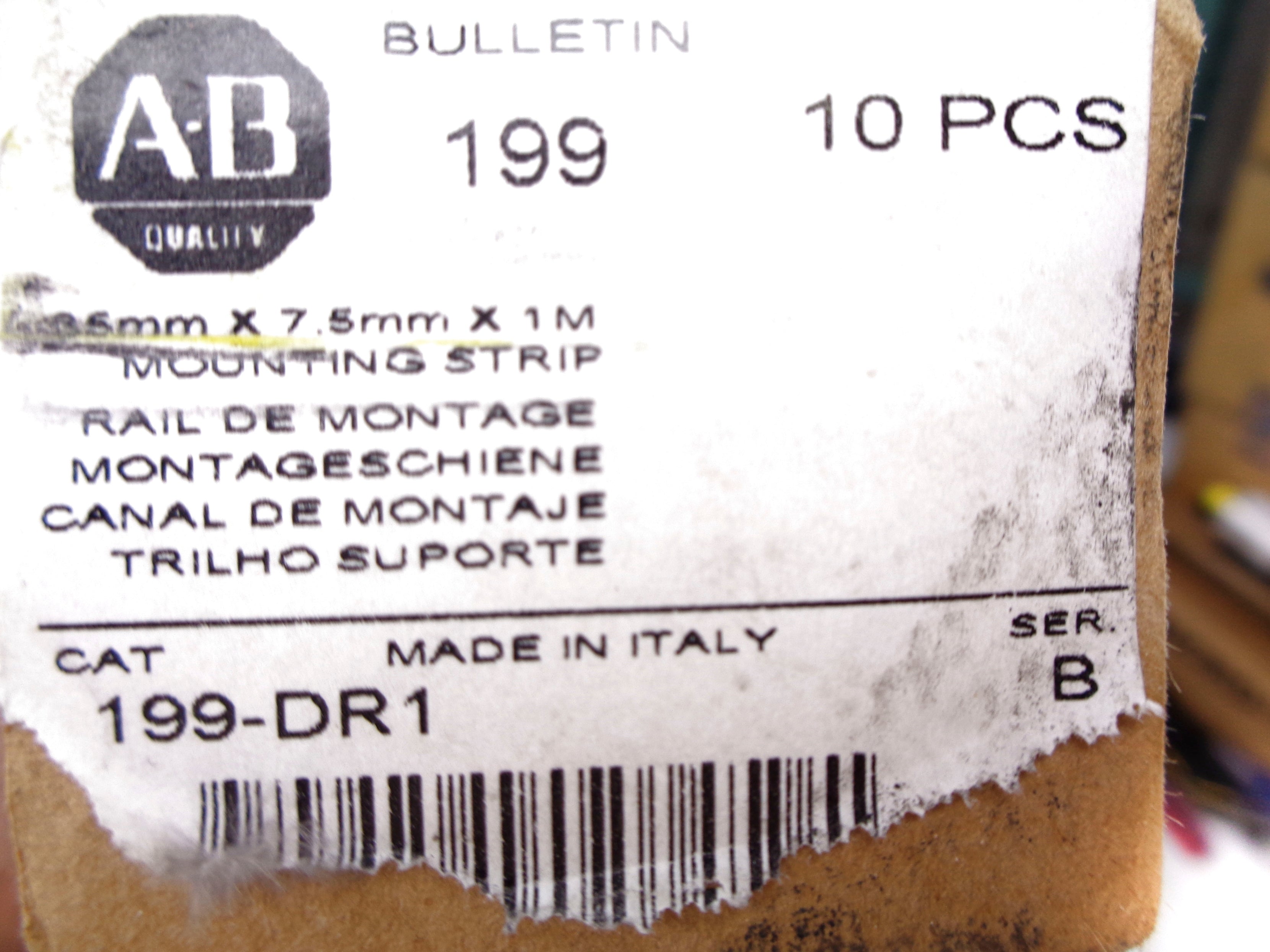 ALLEN BRADLEY 199-DR1 SER. B (PKG OF 10) (BR/WH) NSMP