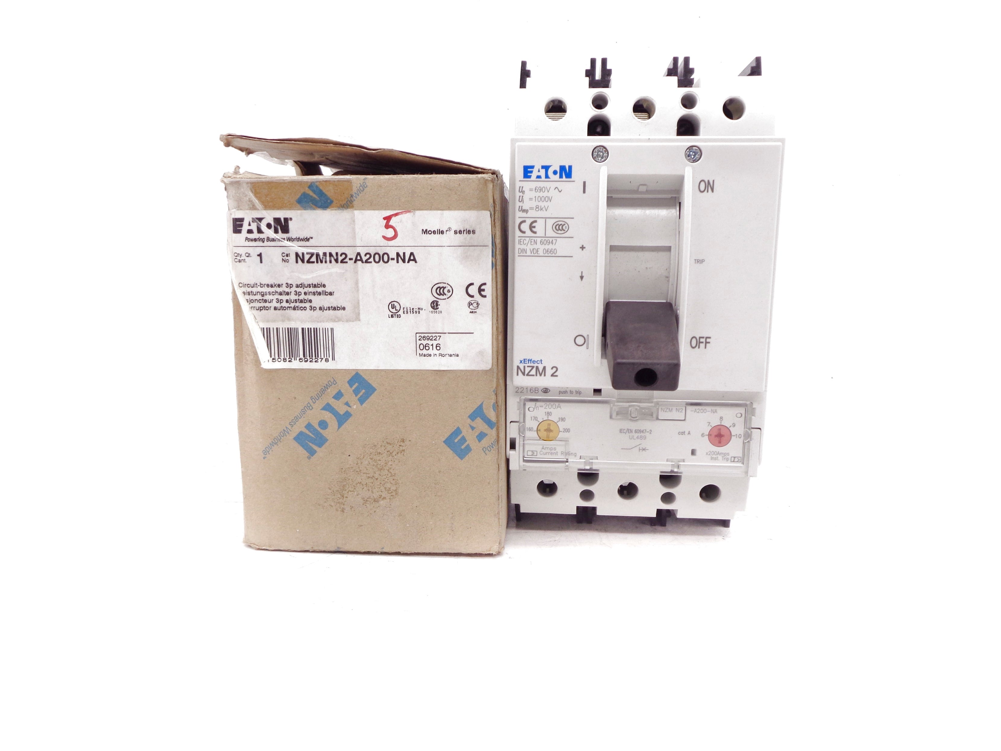 EATON NZMN2-A200-NA 200A 690V NSMP