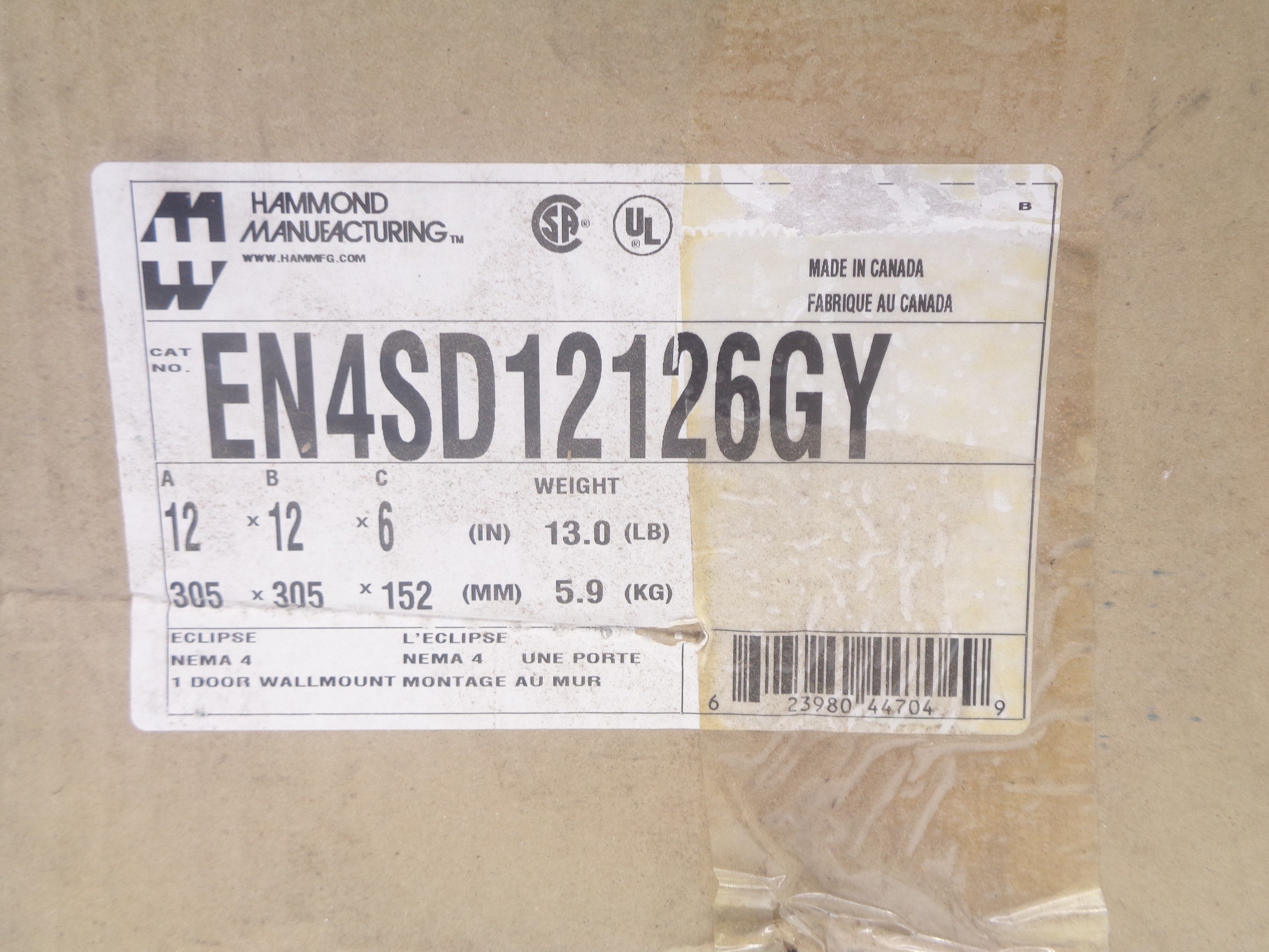 HAMMOND EN4SD12126GY NSMP