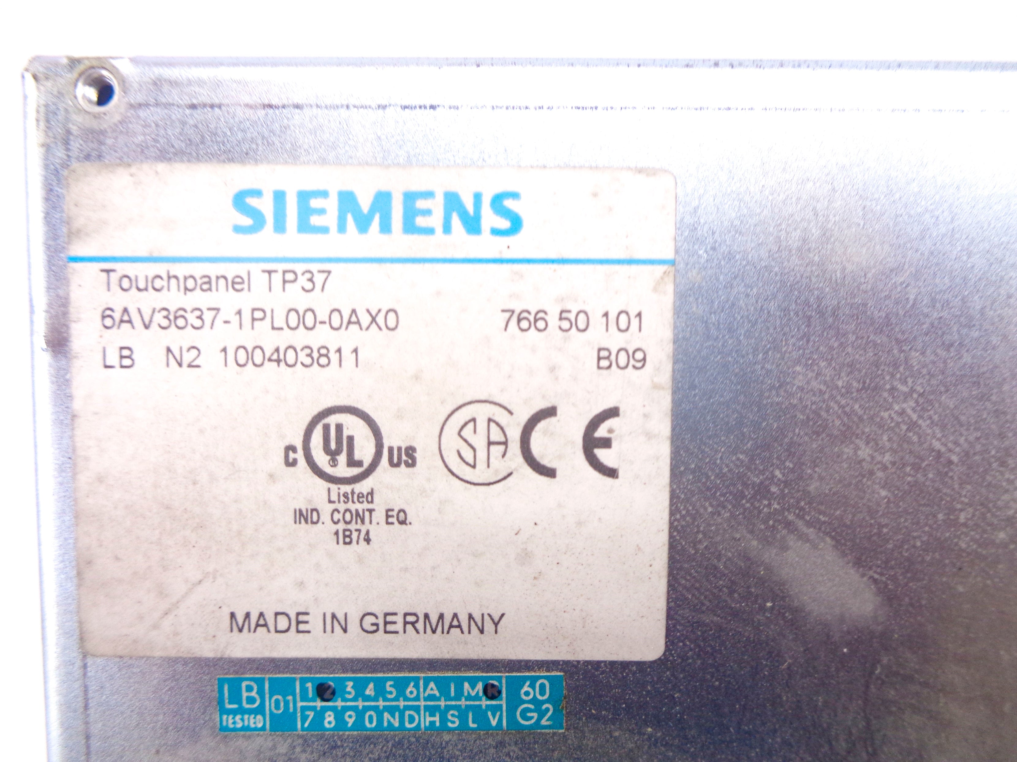 SIEMENS 6AV3637-1PL00-0AX0 UNMP