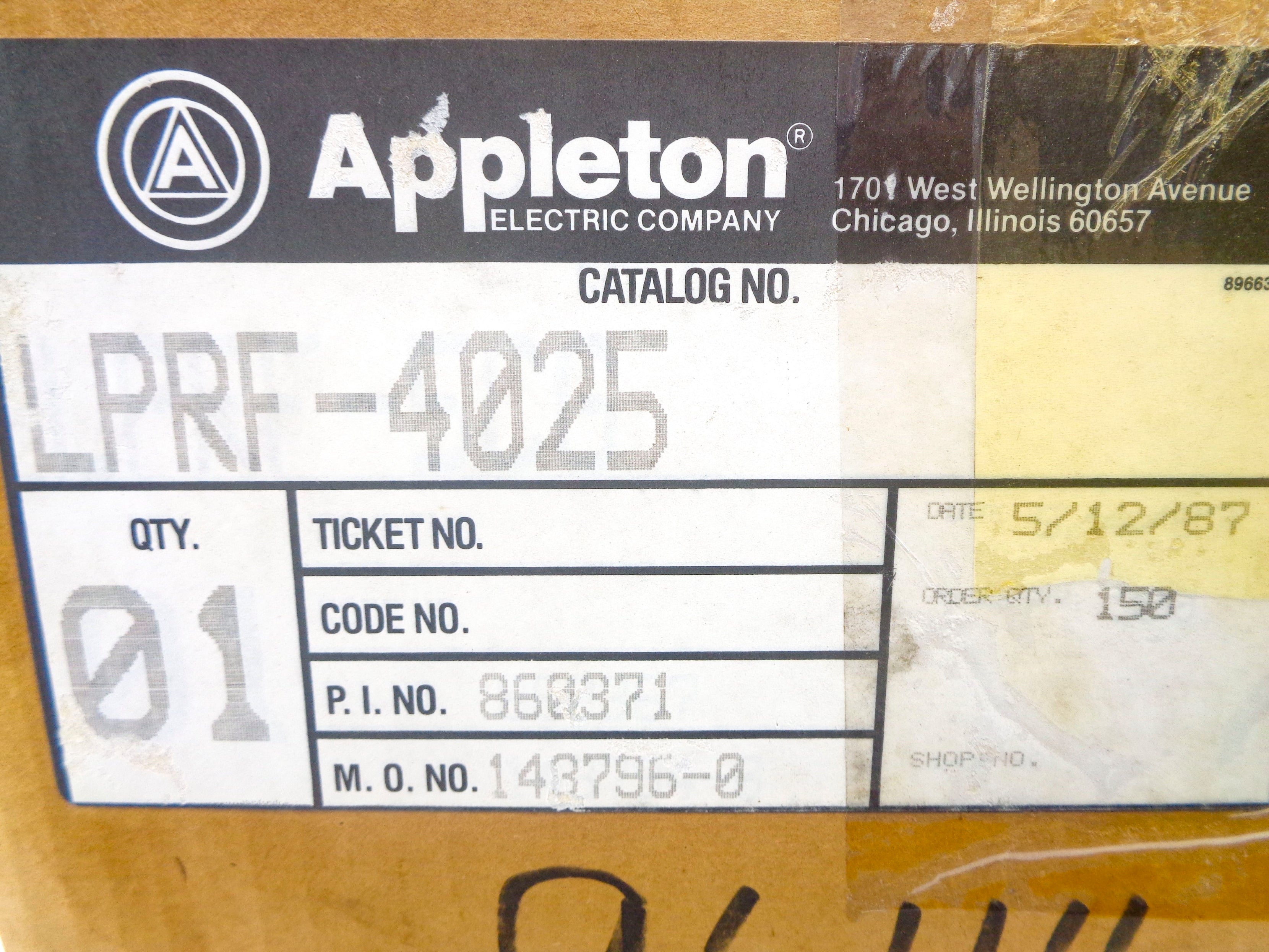 APPLETON LPRF-4025 NSMP
