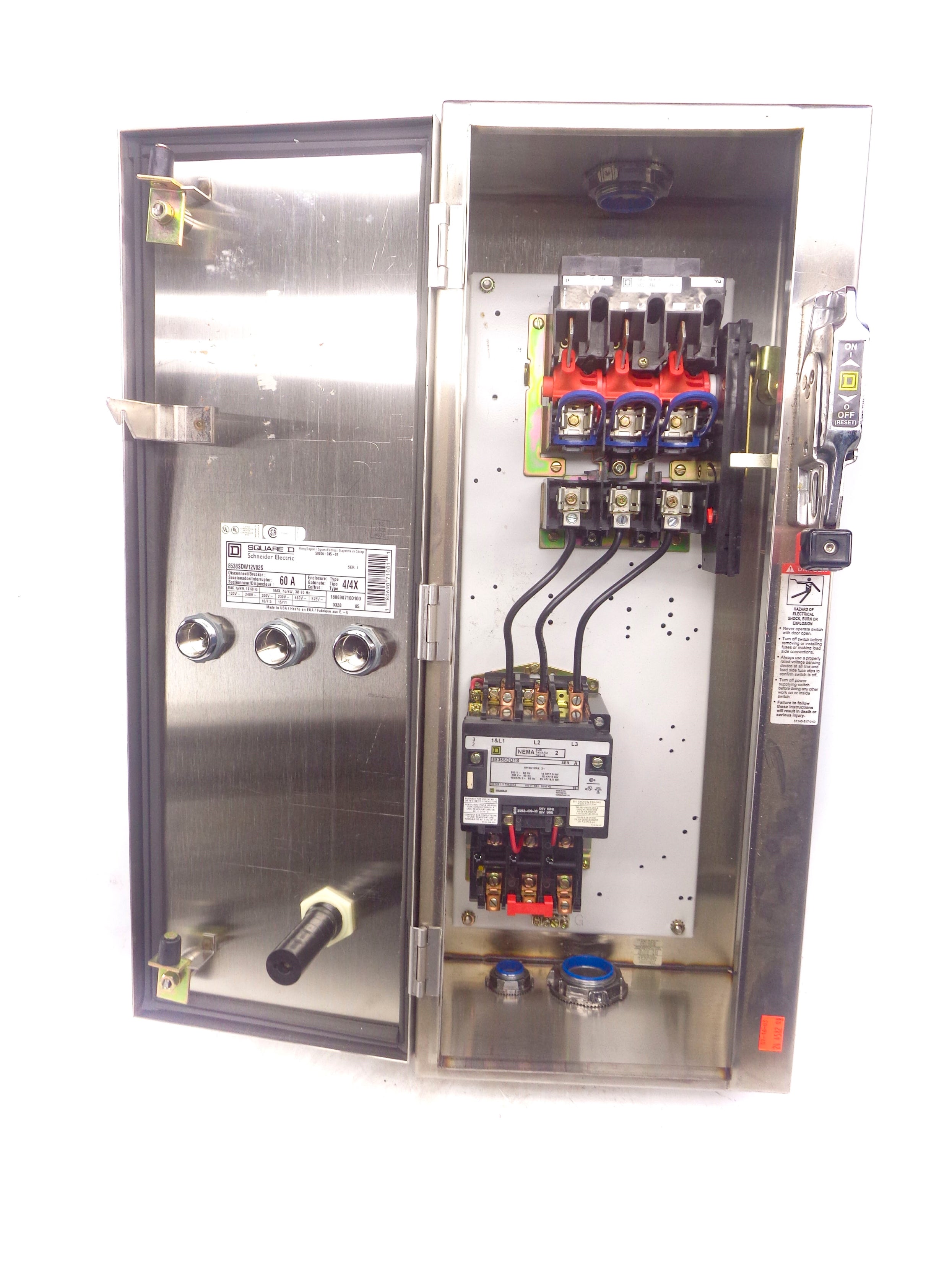 SQUARE D 8538SDW12V02S SER. I NSNP